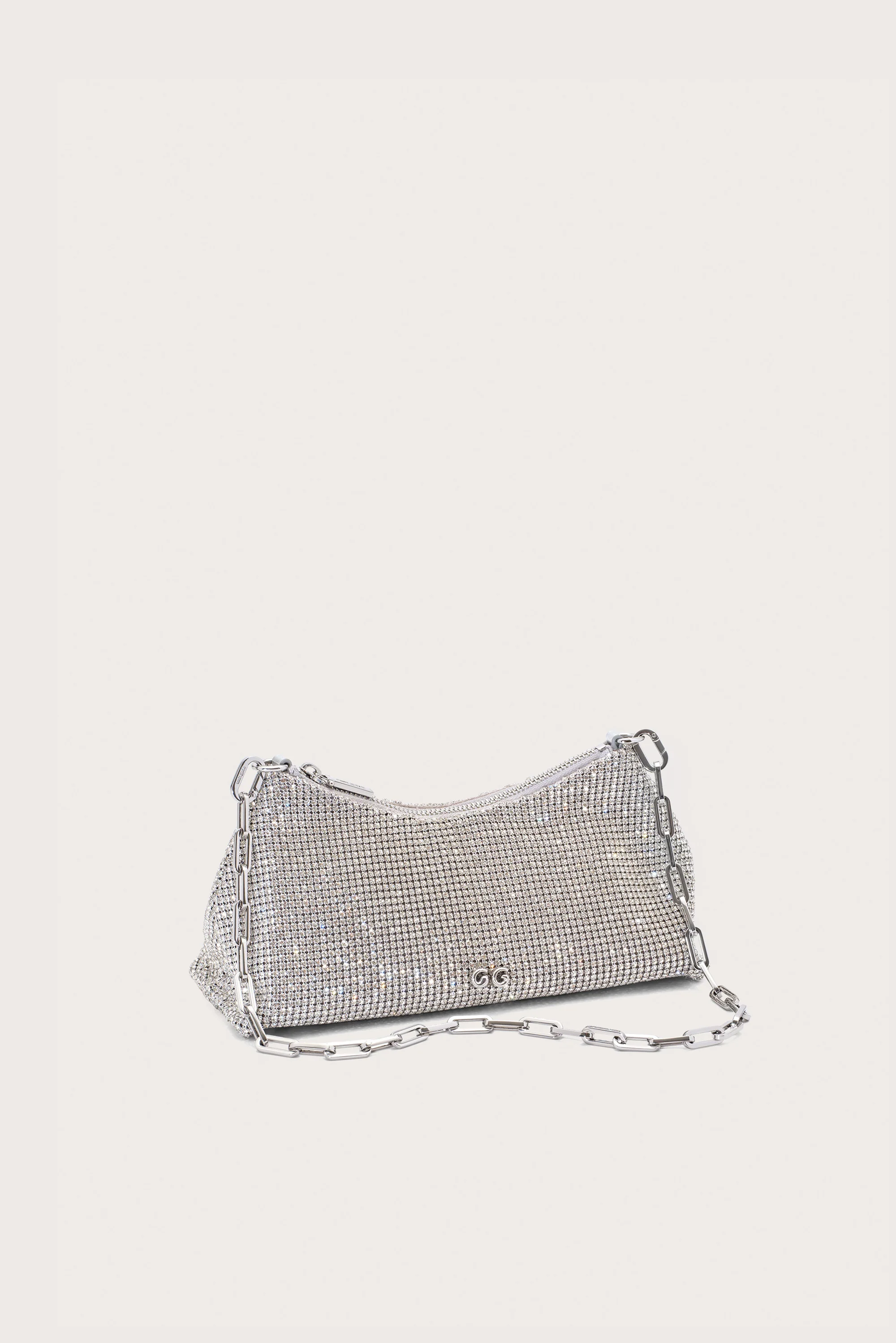 OSA RHINESTONE SHOULDER BAG - CLEAR - Image 3