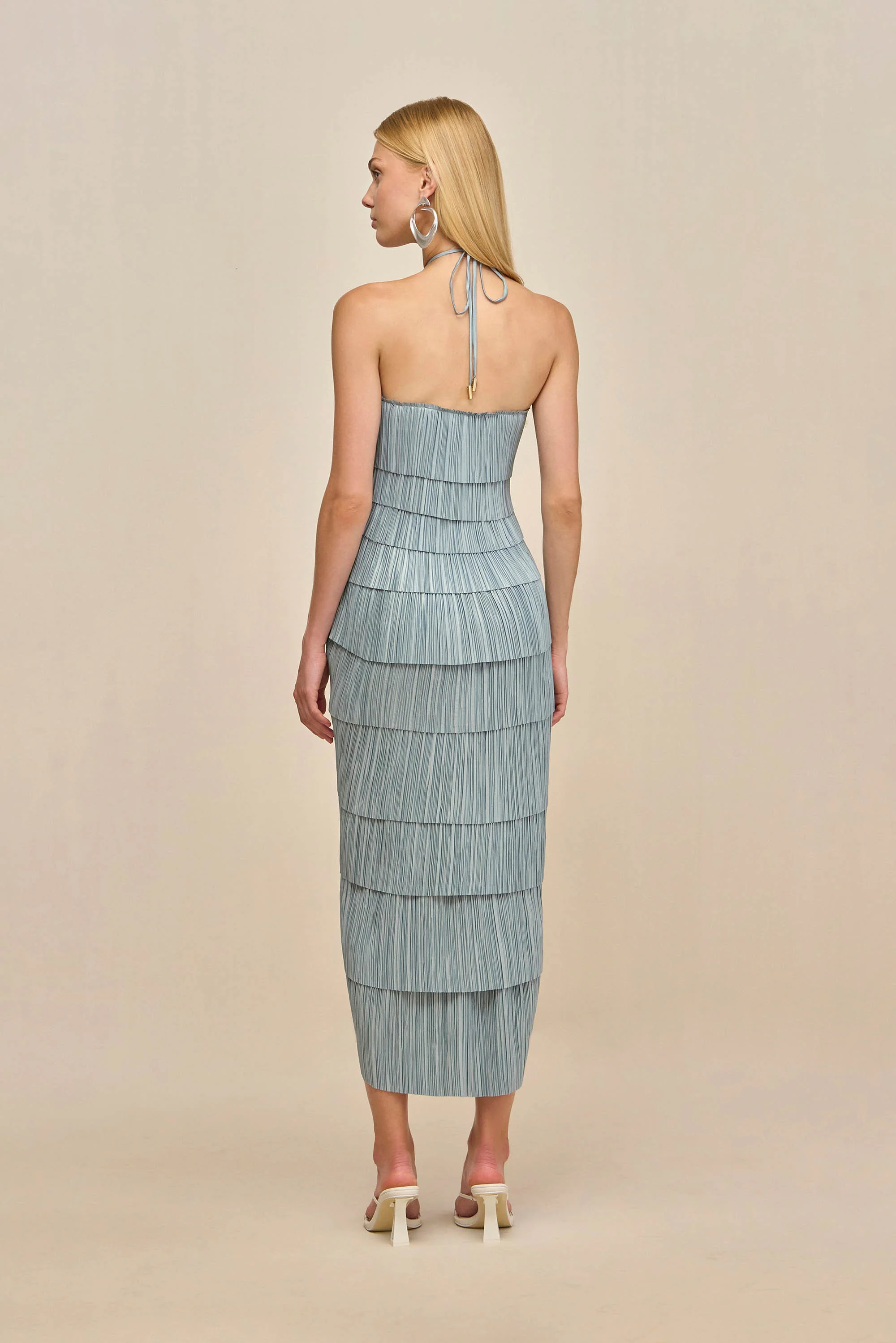 PATRIZIA DRESS - CELADON - Image 4