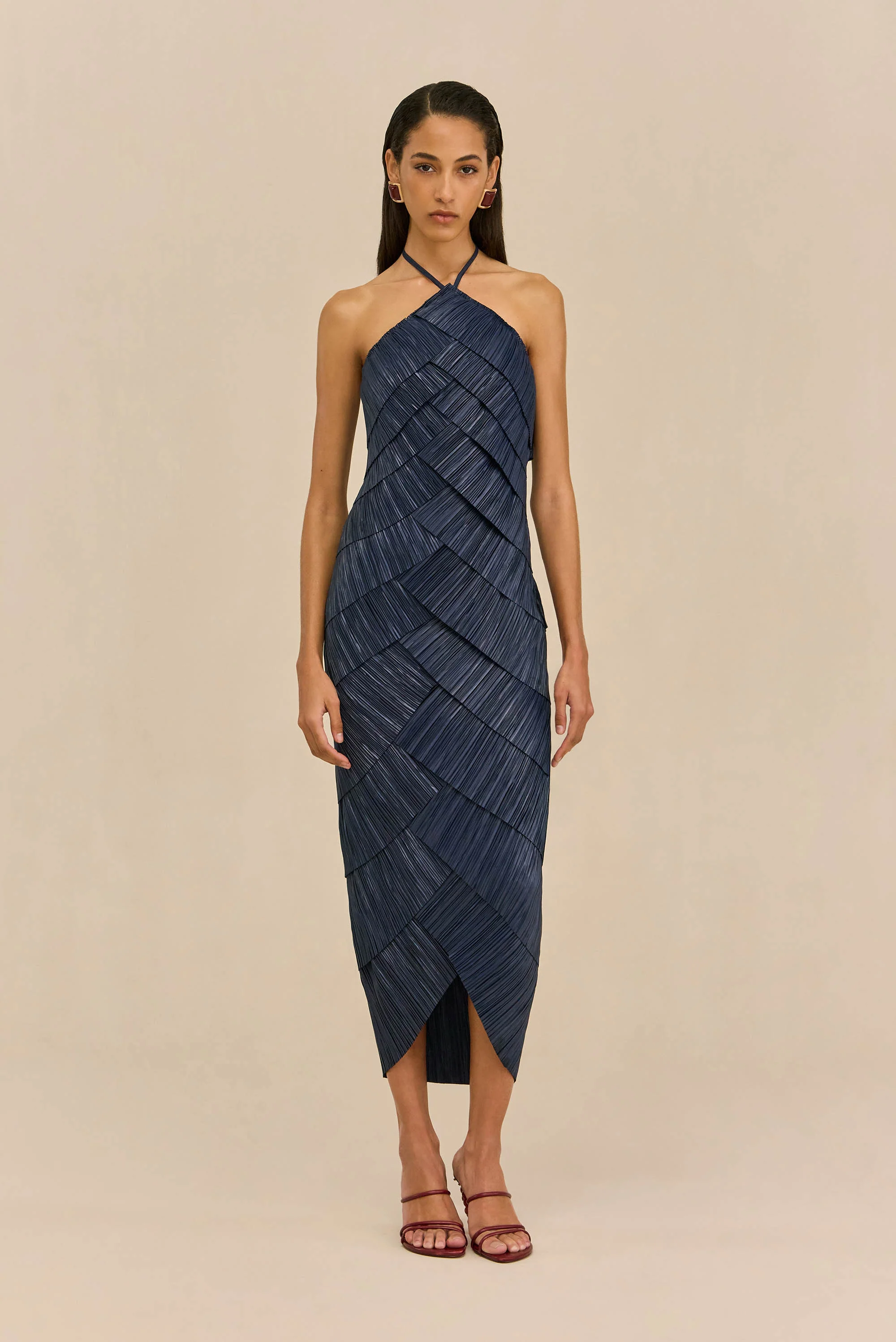 PATRIZIA DRESS - DEEP LAKE