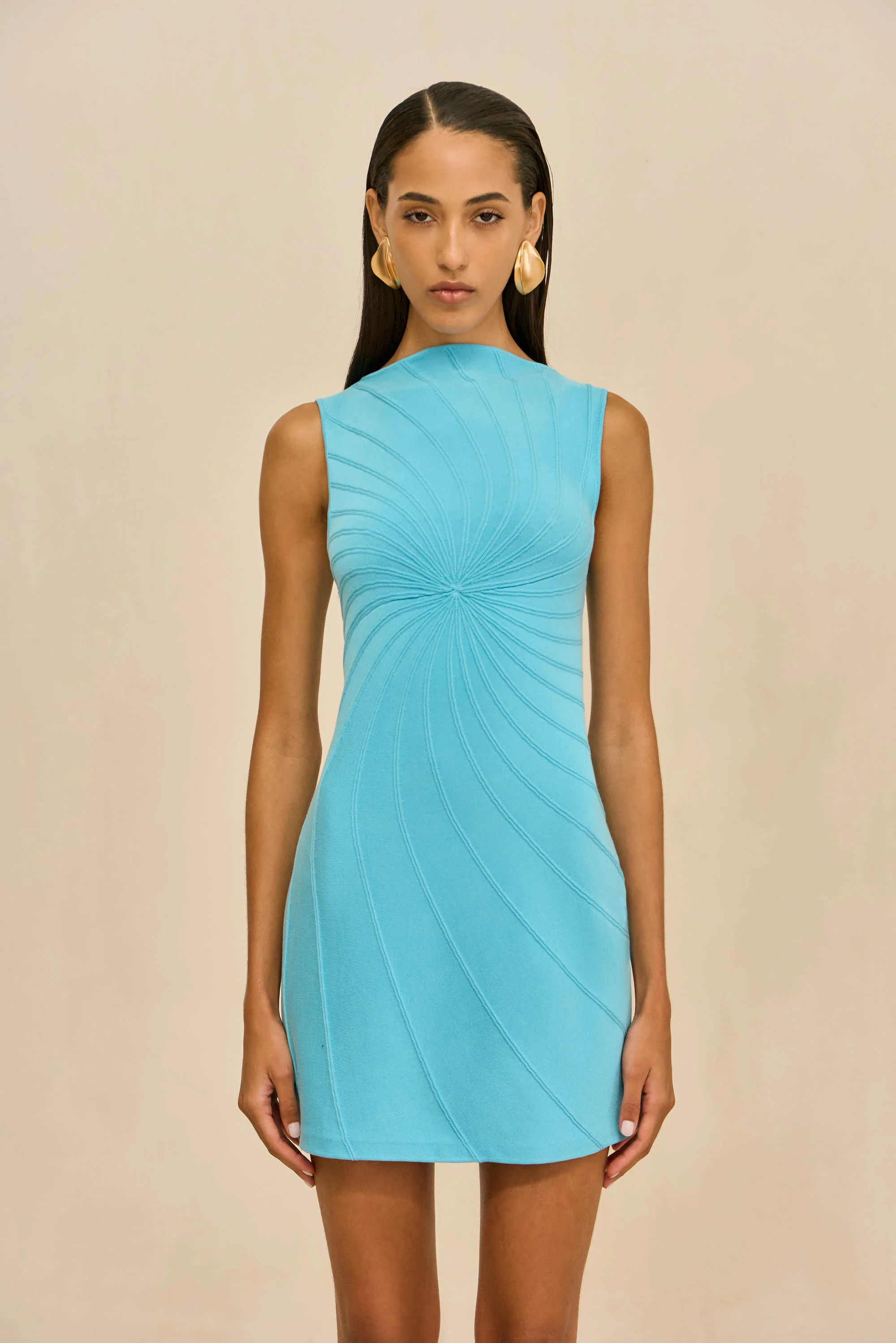 PHILIPPA KNIT DRESS - IBIZA