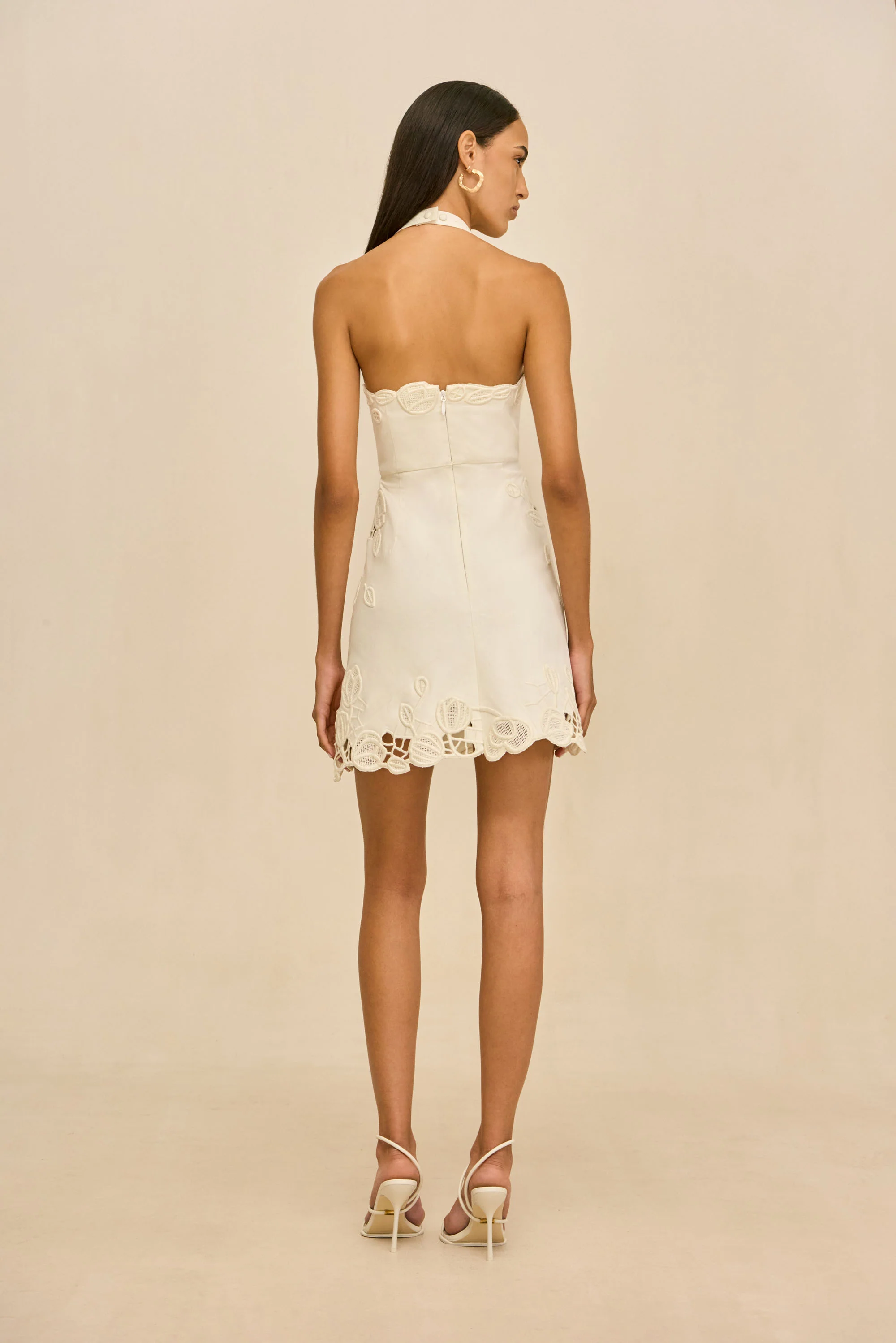 POPPY DRESS - OFF WHITE - Image 7
