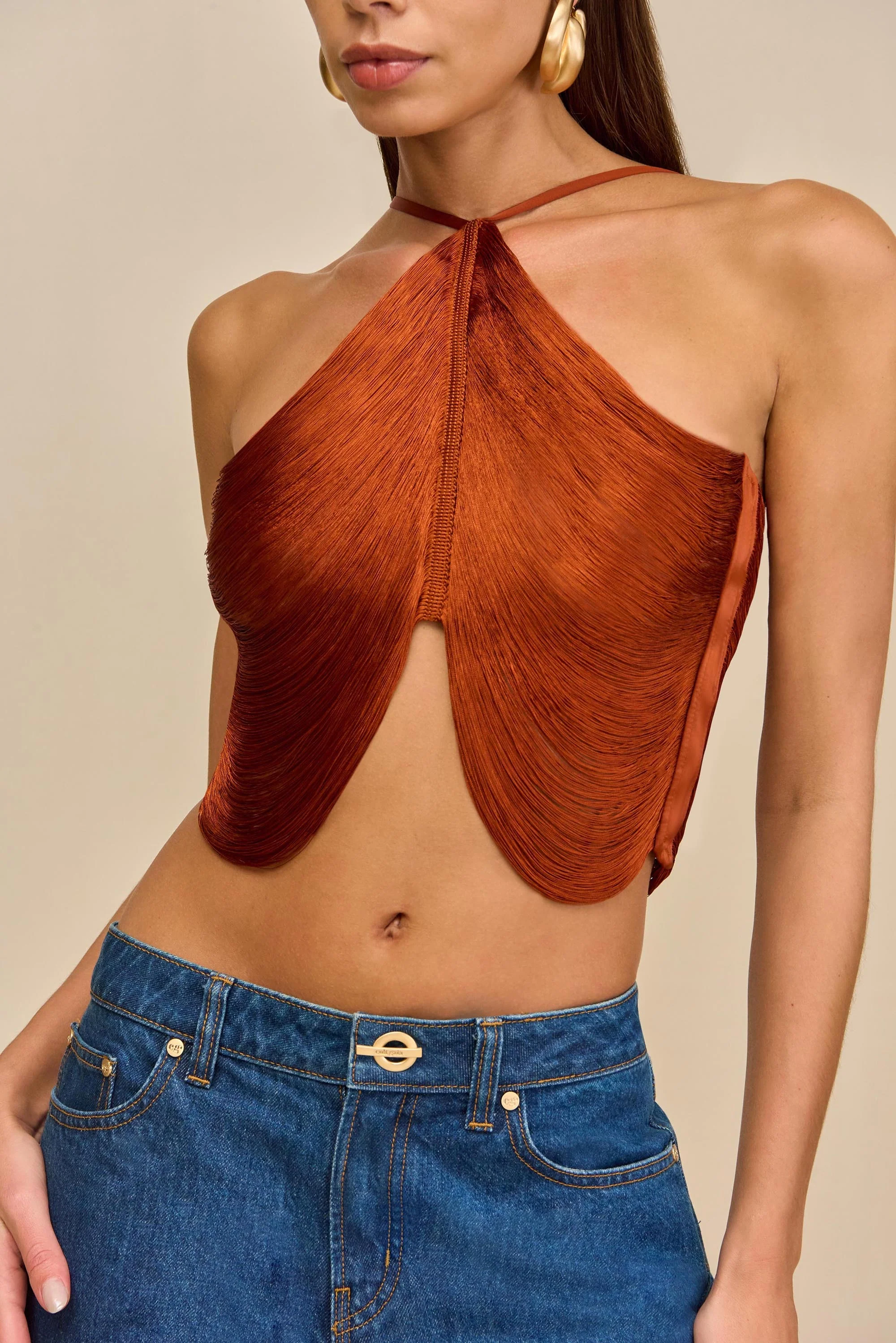 QUELLA TOP - BRONZE