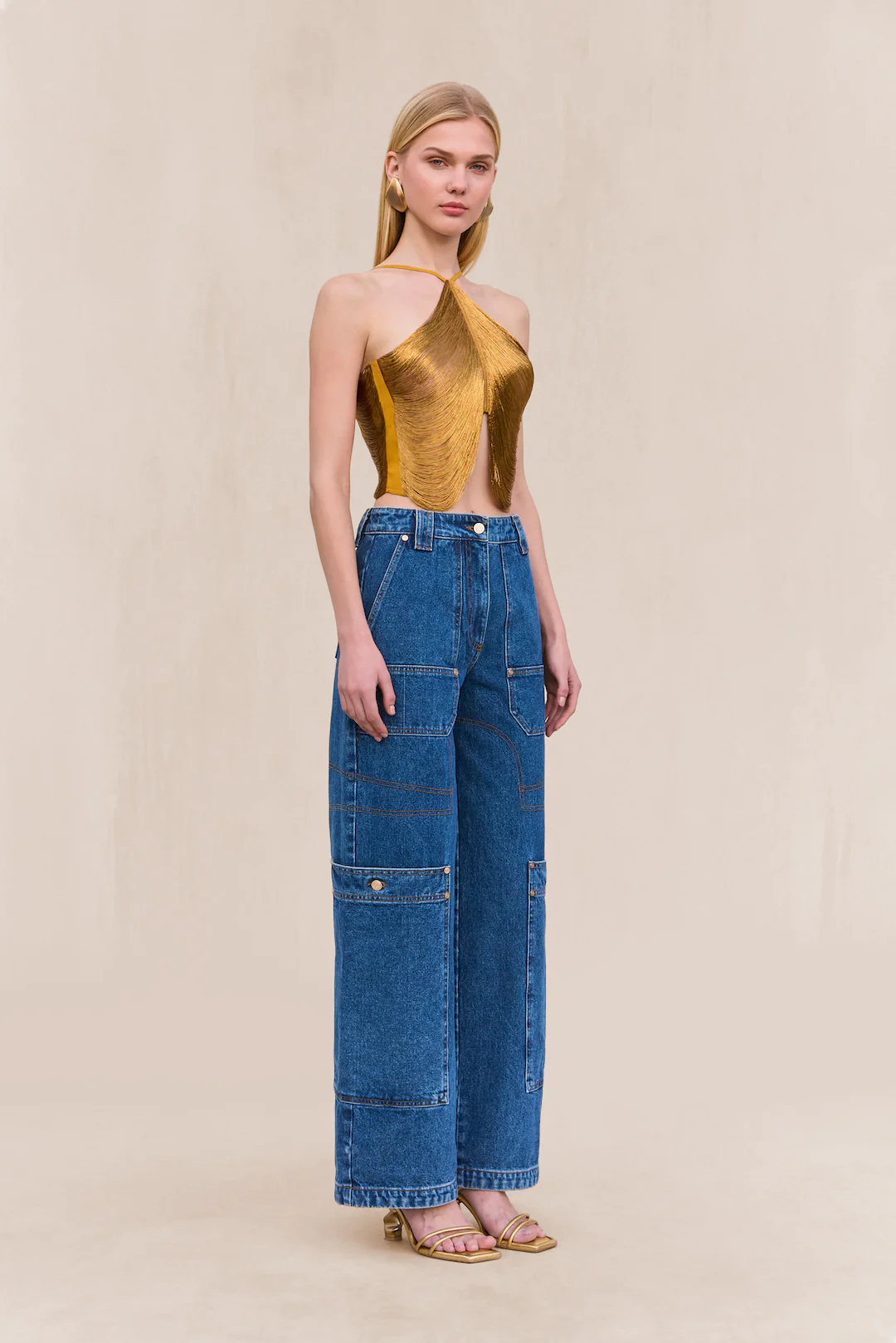QUELLA TOP - DARK GOLD - Image 5