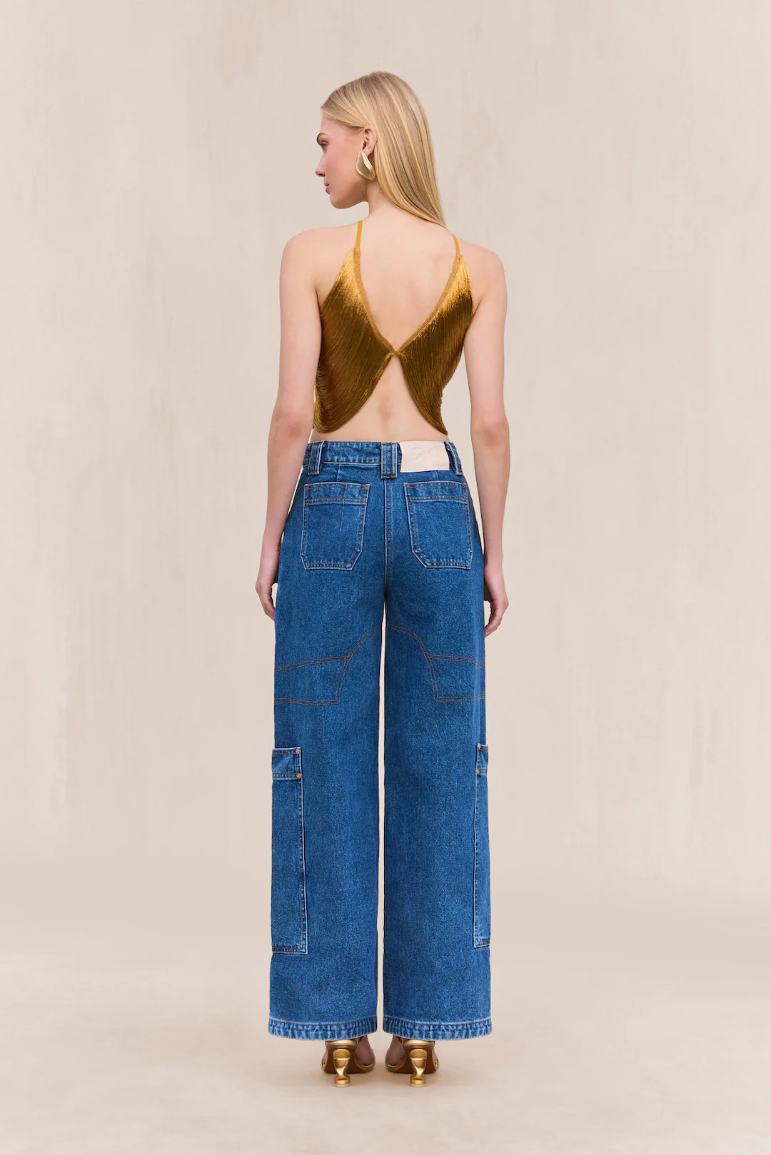 QUELLA TOP - DARK GOLD - Image 6
