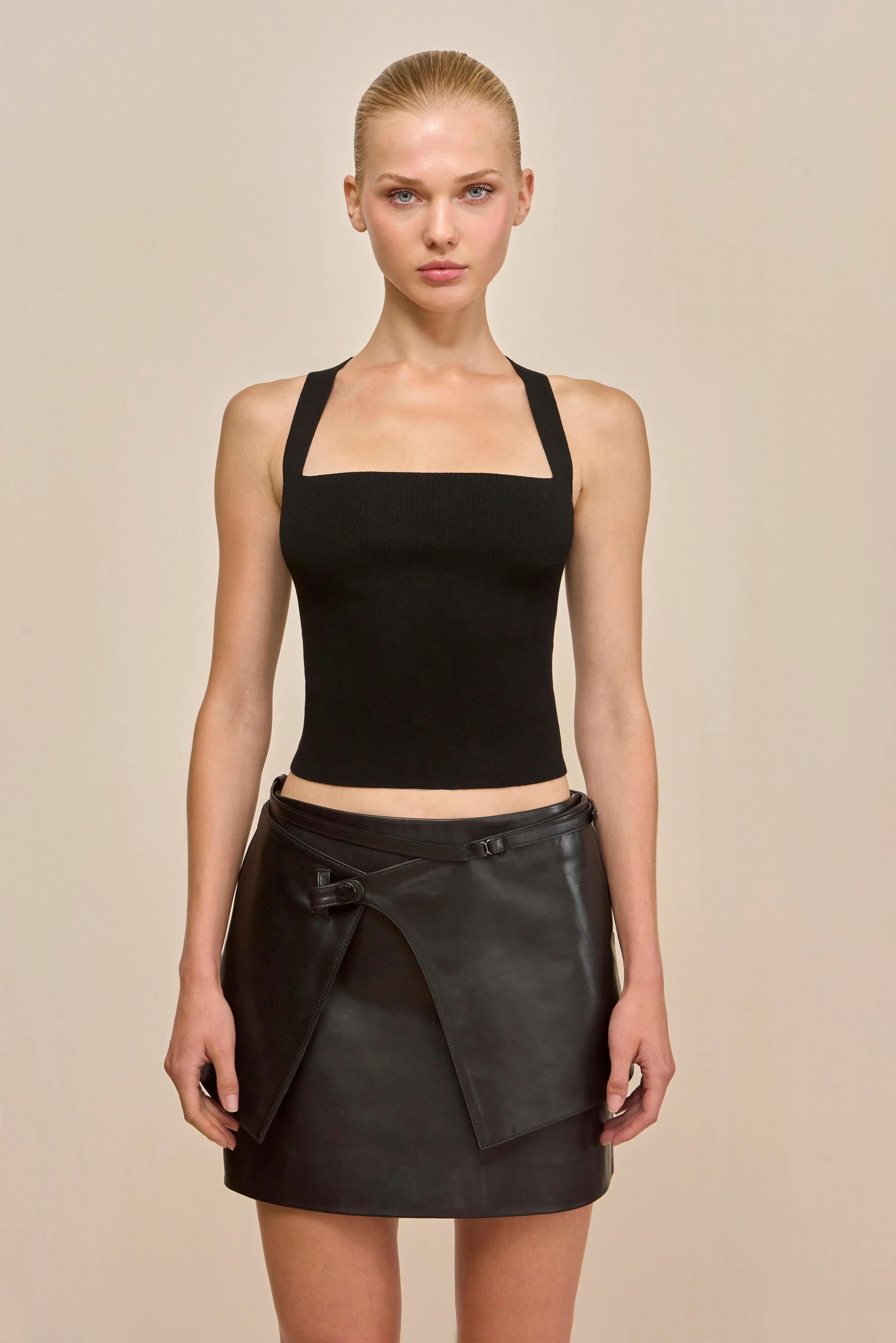 QUENTIN SKIRT - BLACK - Image 2