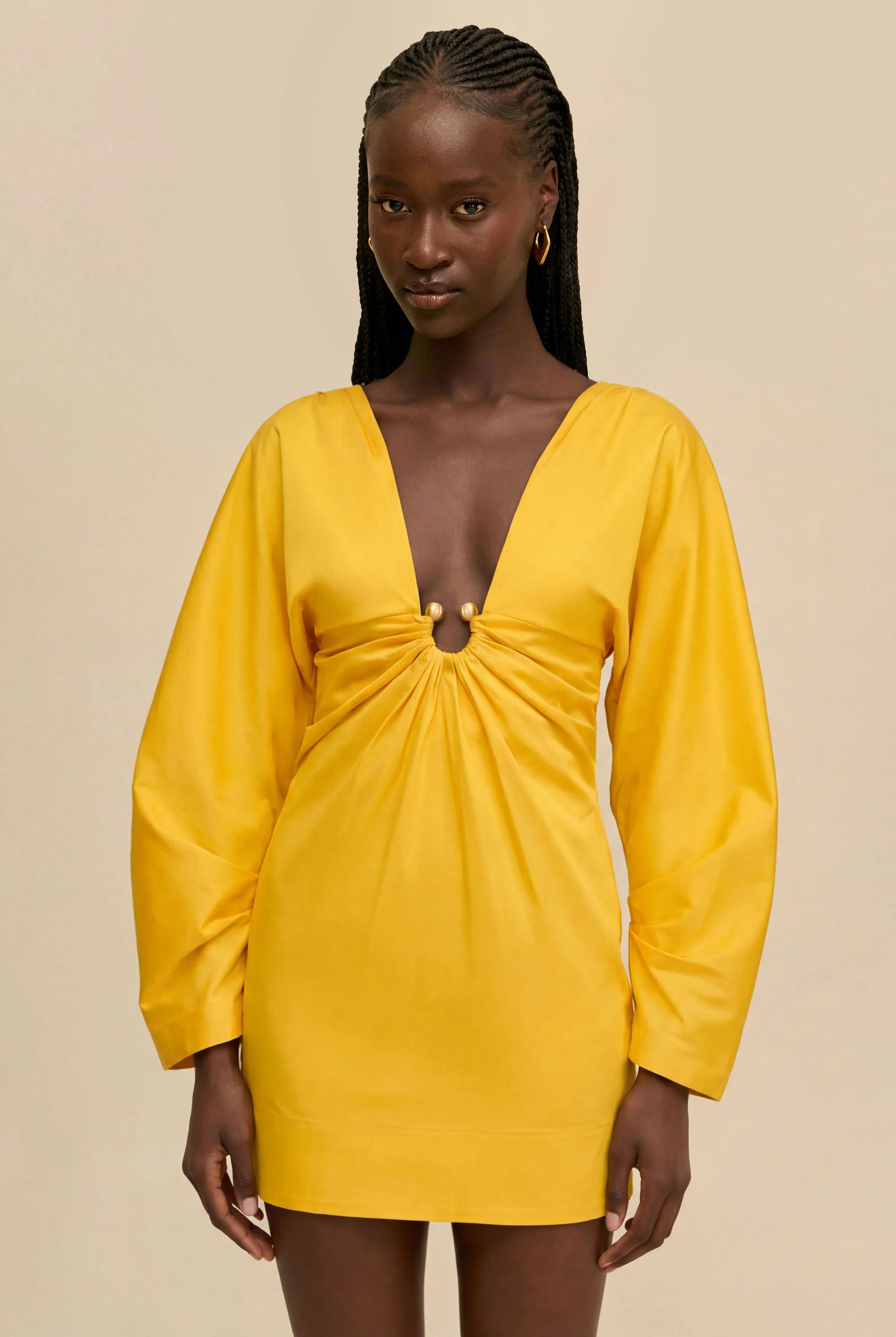 QUESTRA DRESS - MARIGOLD