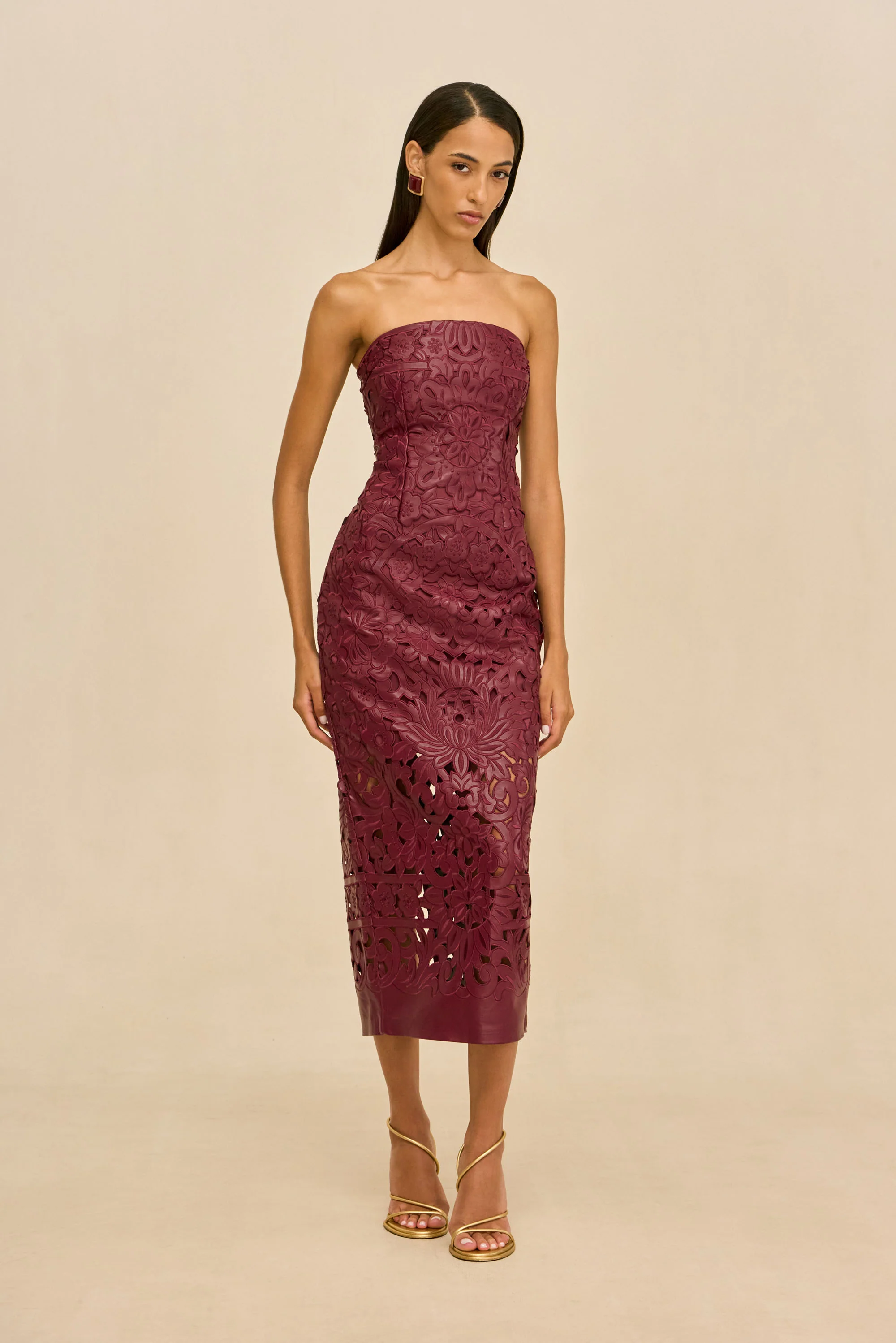 RAYLENE GOWN - CHIANTI - Image 2