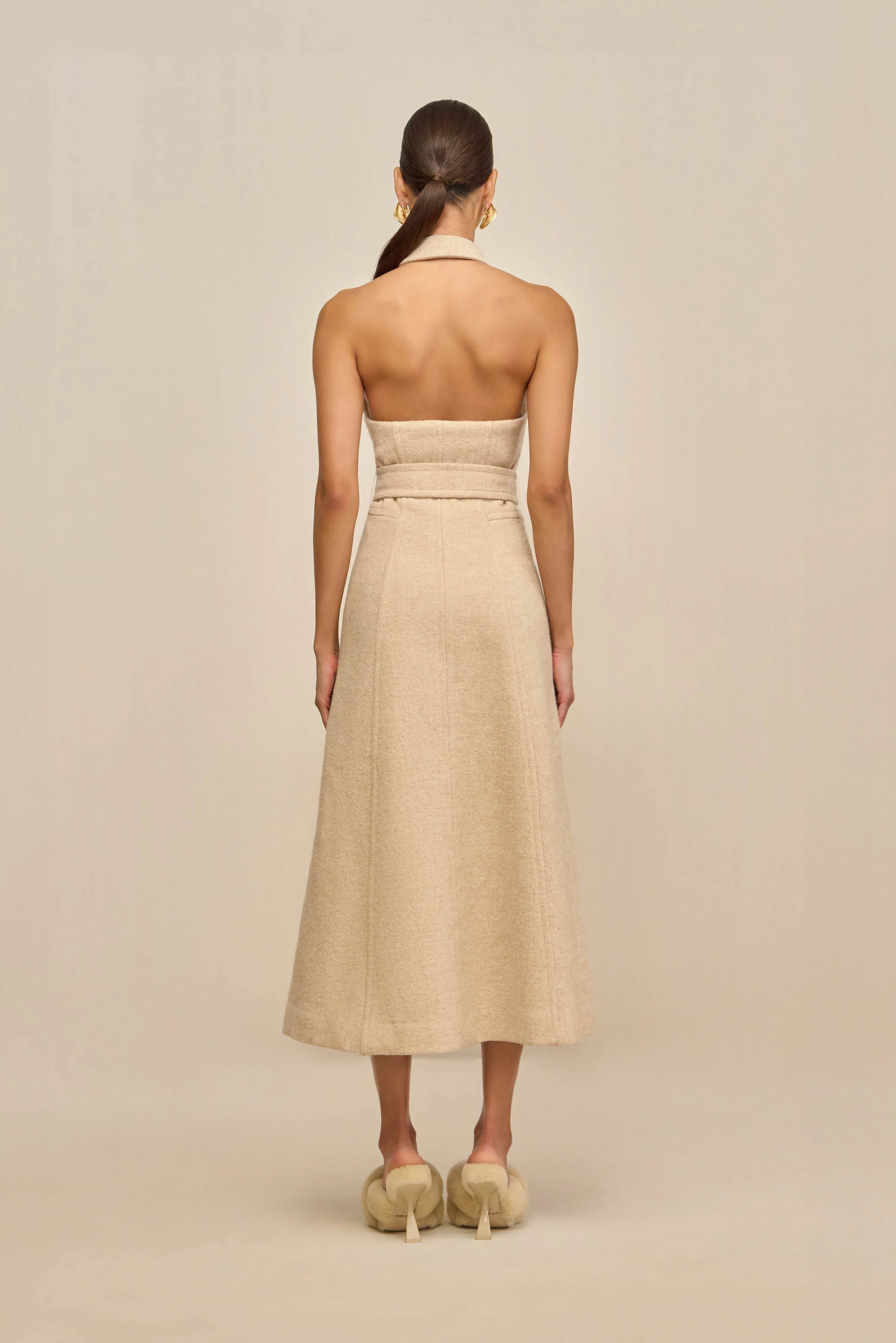 REGNIER DRESS - OATMEAL - Image 5