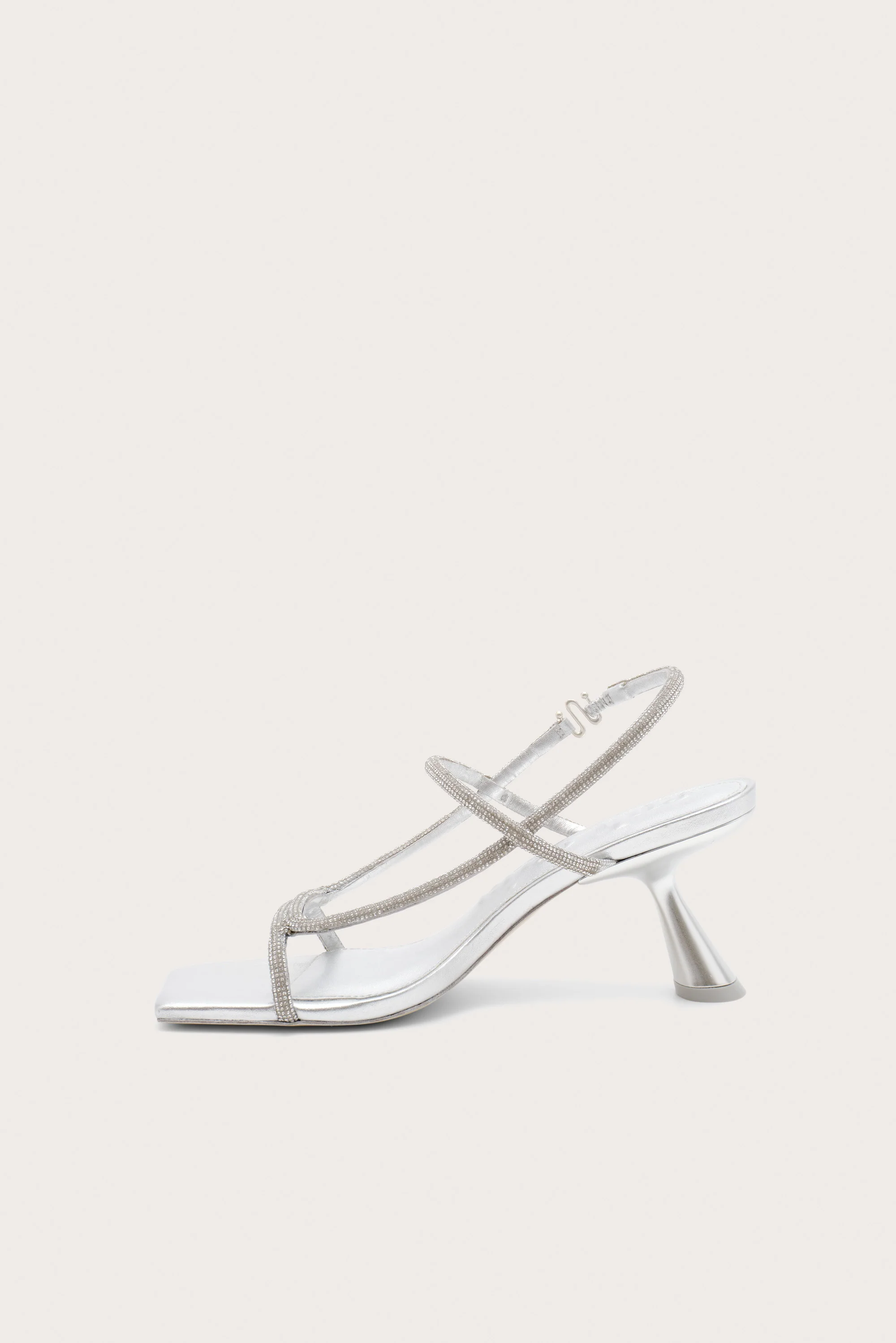 REINA RHINESTONE SANDAL - CLEAR - Image 5