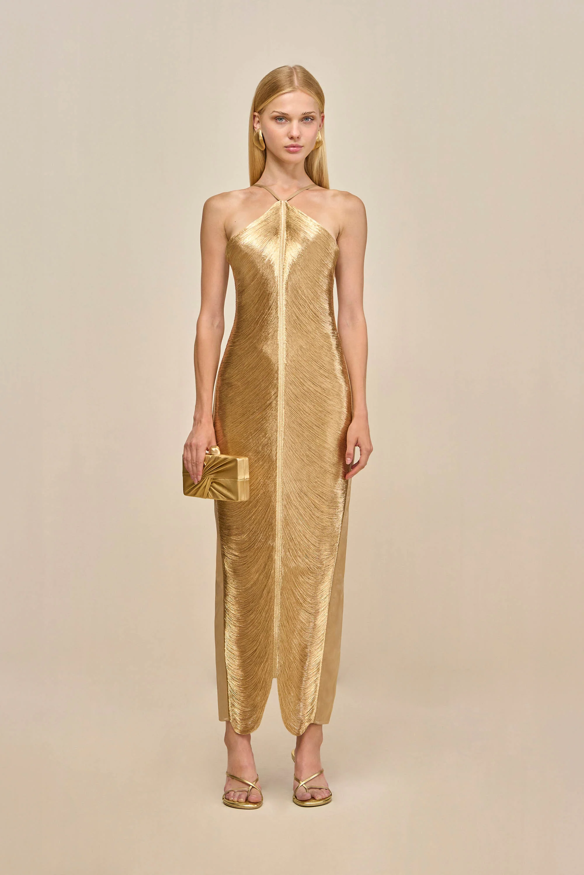 RENATA GOWN - LIGHT GOLD - Image 2