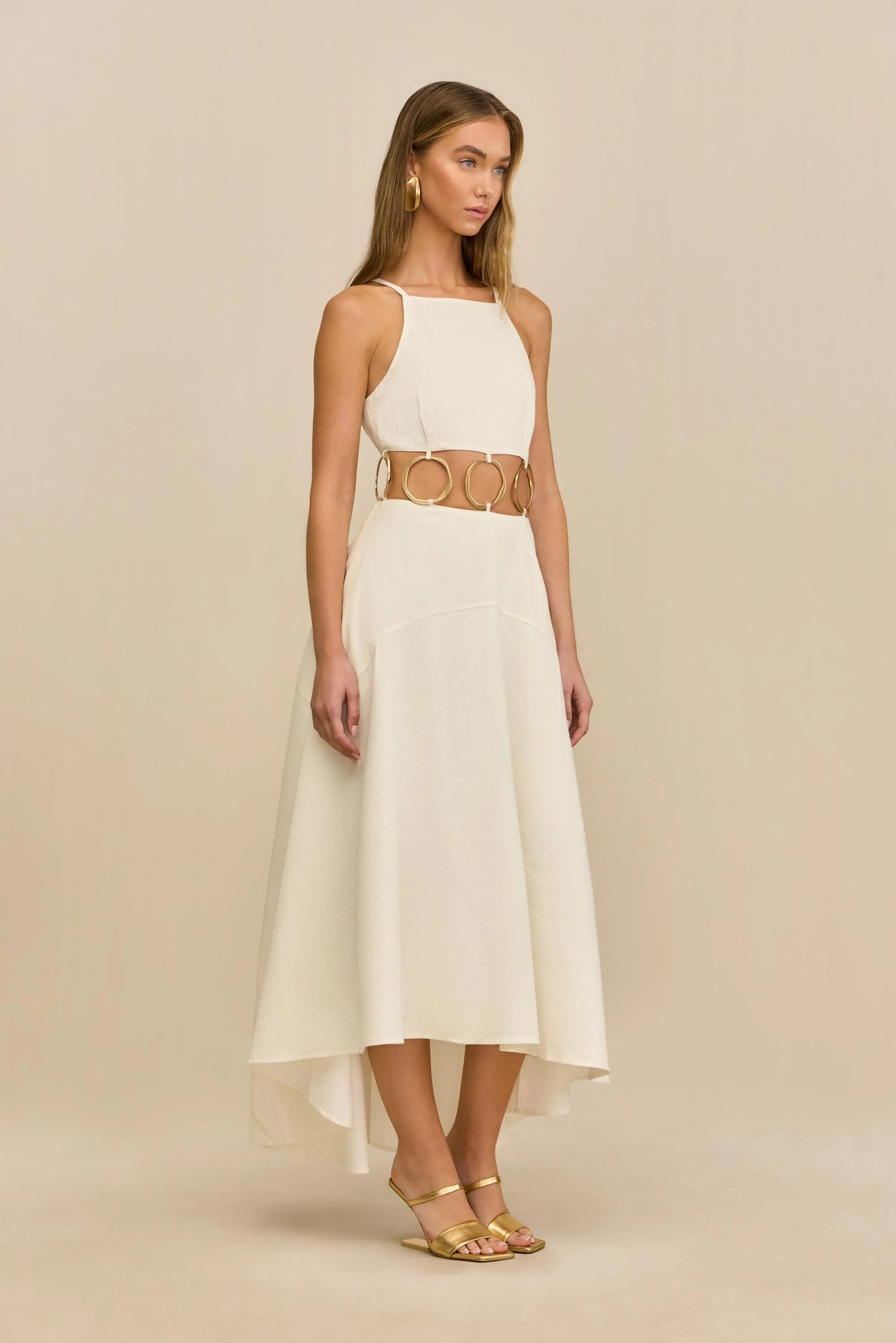 RORY DRESS - OFF WHITE - Image 4