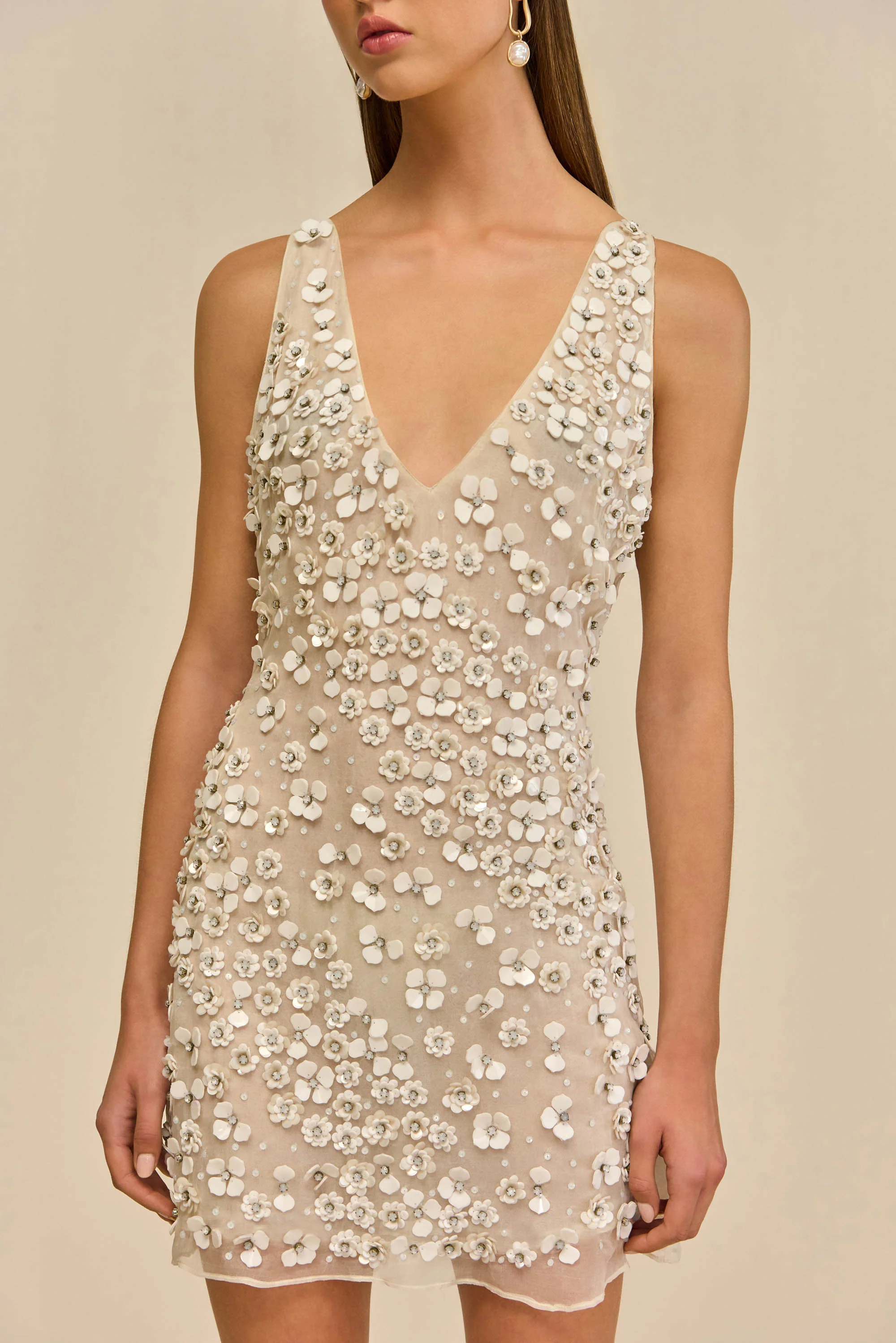 SAPPHIRA DRESS - OFF WHITE - Image 3