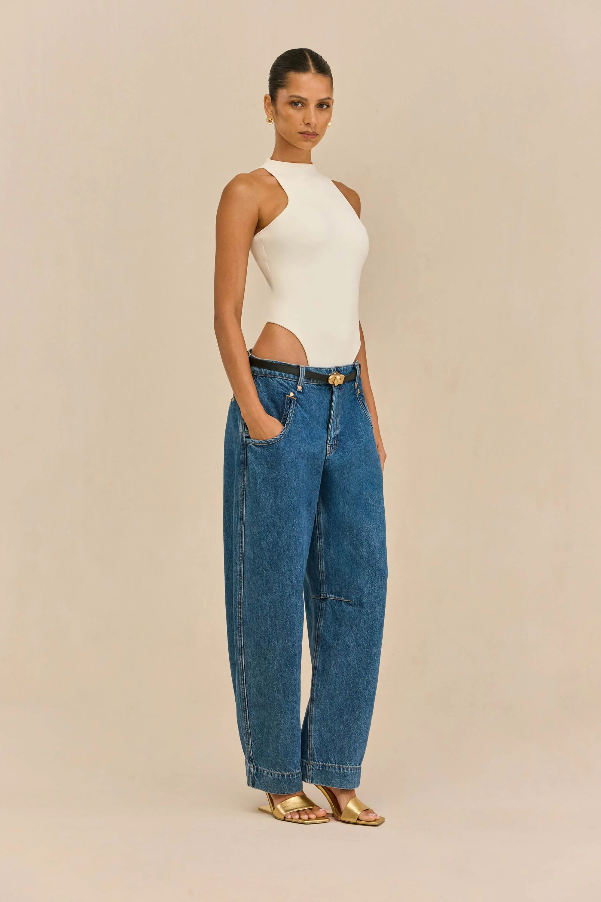 SASKA JEAN - STONE WASH - Image 3
