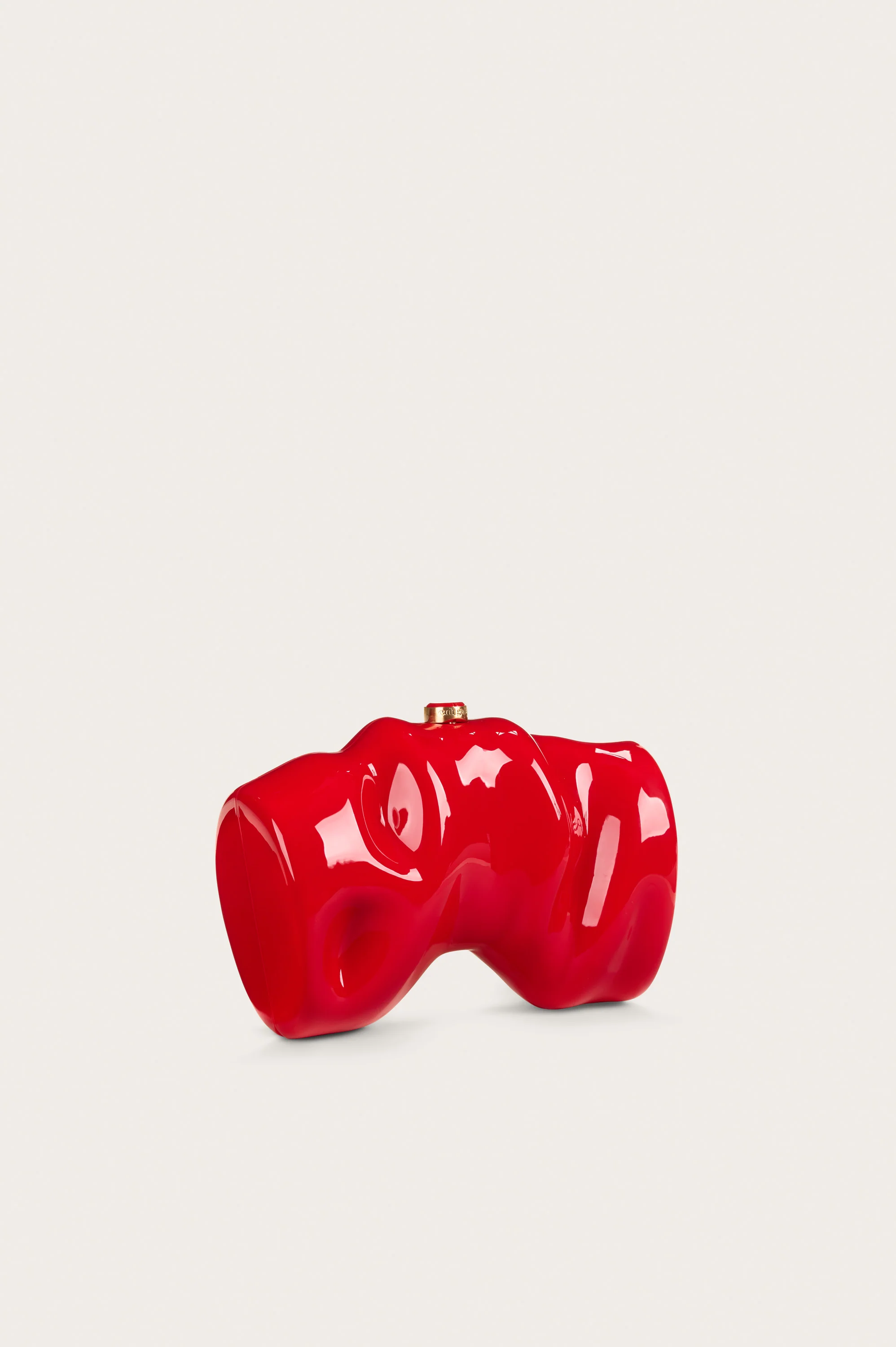SCRUNCH CLUTCH - VERMILION - Image 3