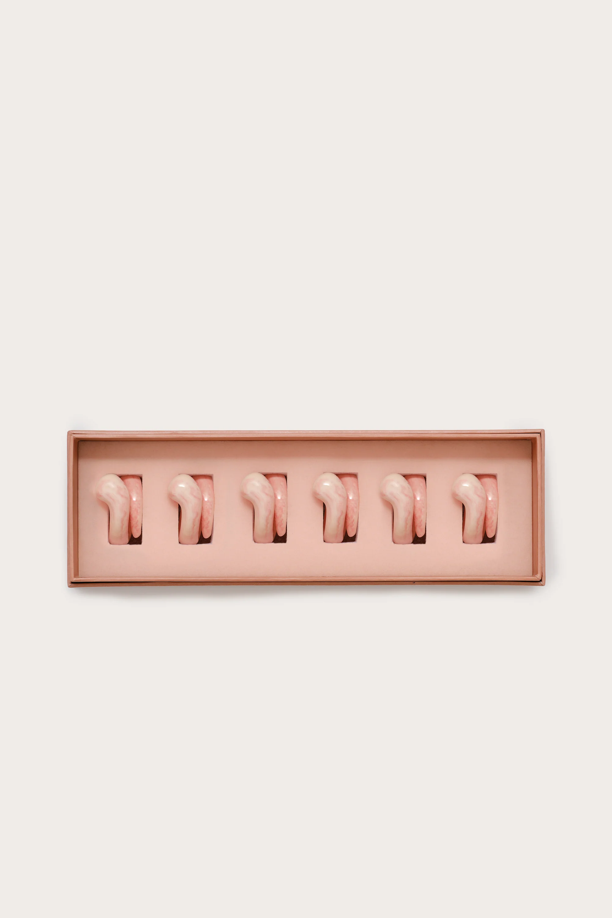 KARINA NAPKIN RINGS - ROSE WATER - Image 2