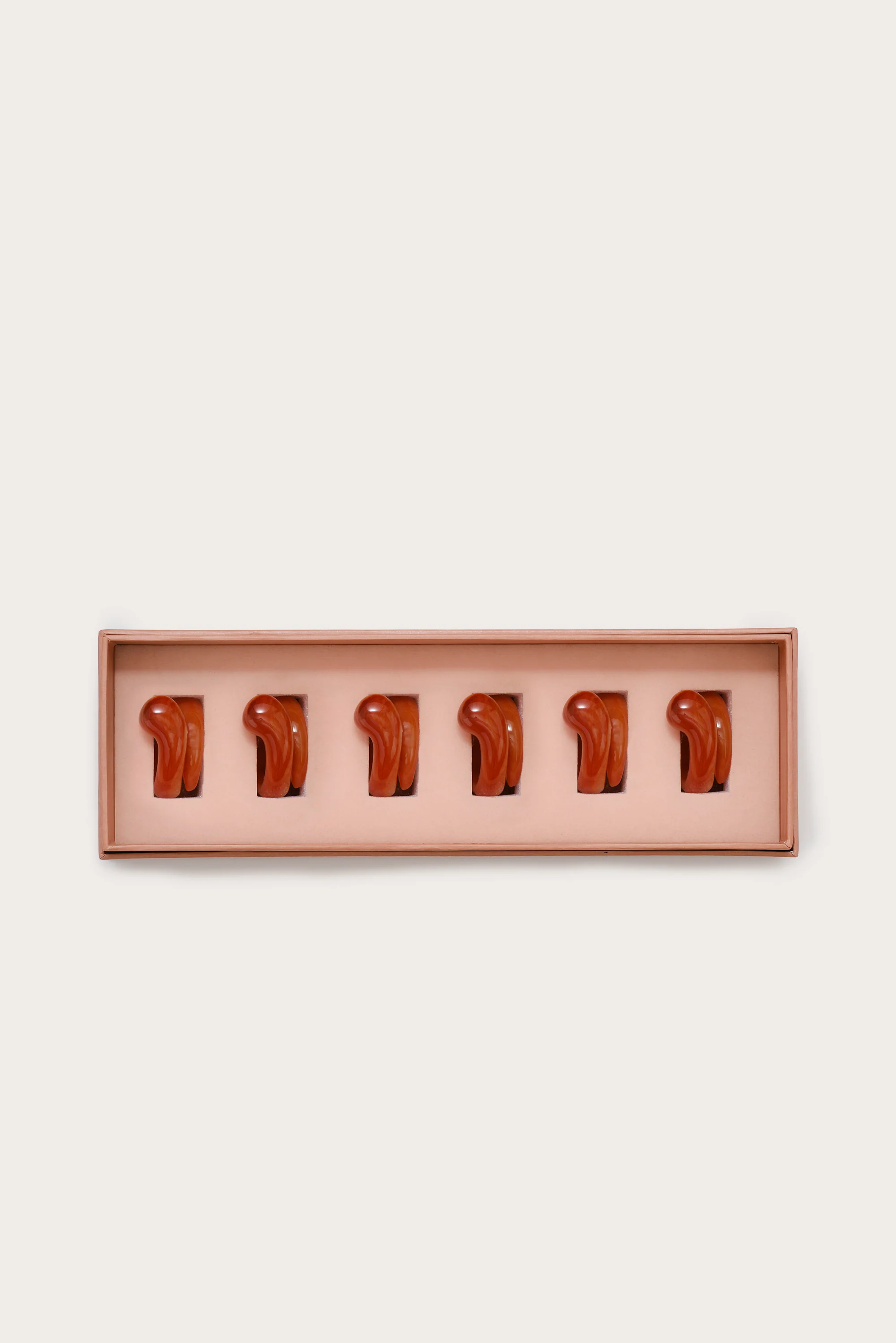 KARINA NAPKIN RINGS - TERRACOTTA - Image 2
