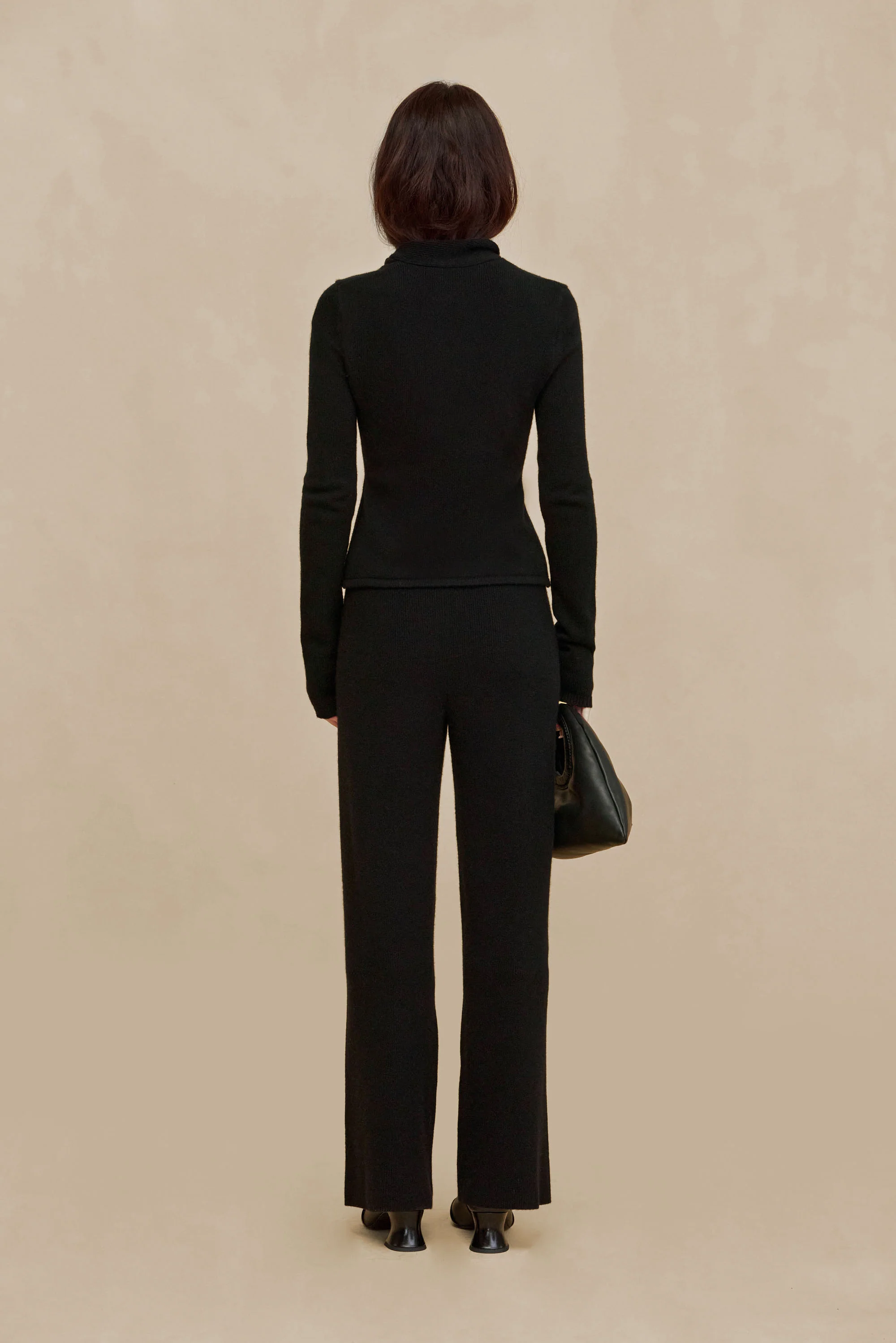 SONNY KNIT PANT - BLACK - Image 4