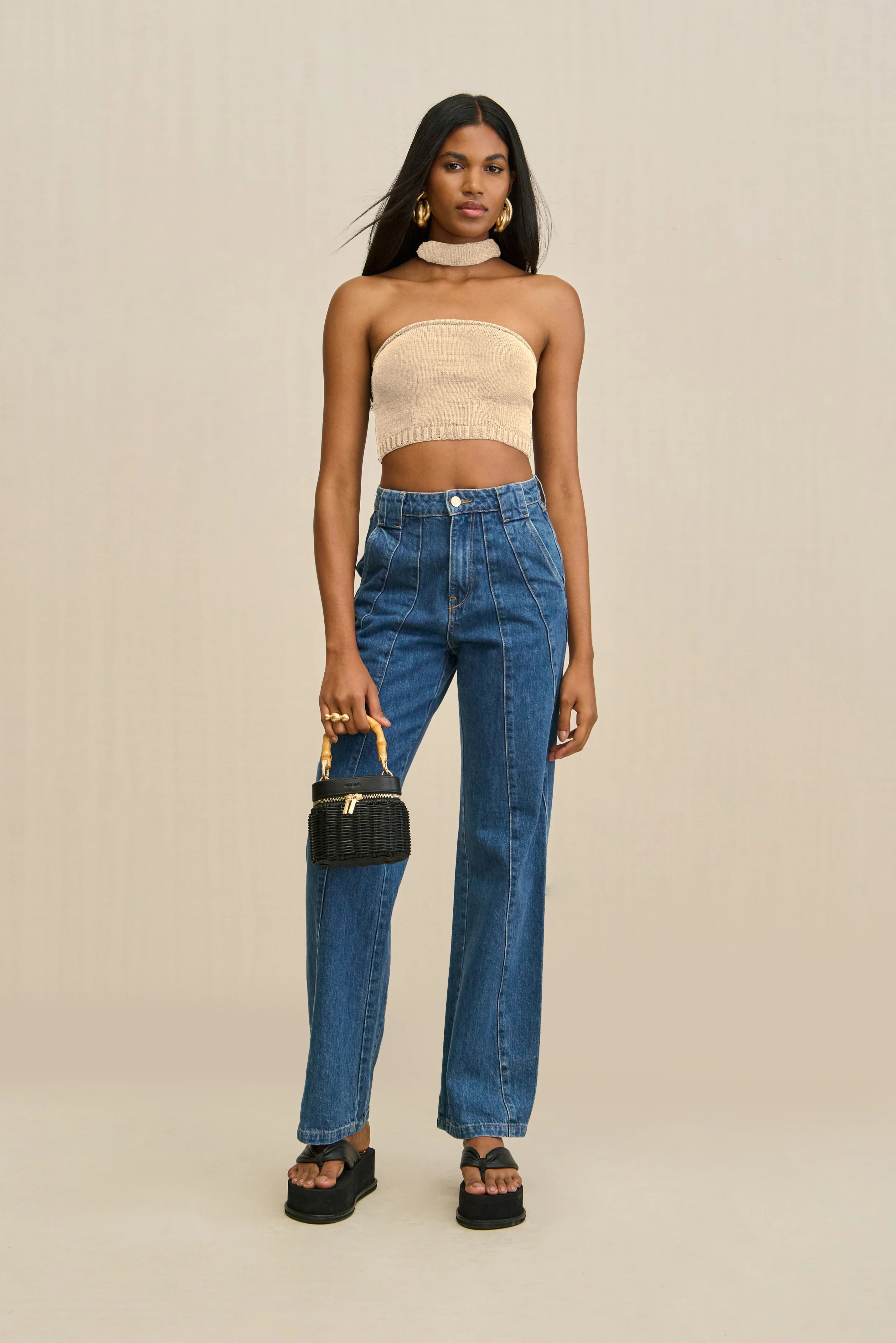 SORINE KNIT TOP - BEACH - Image 3
