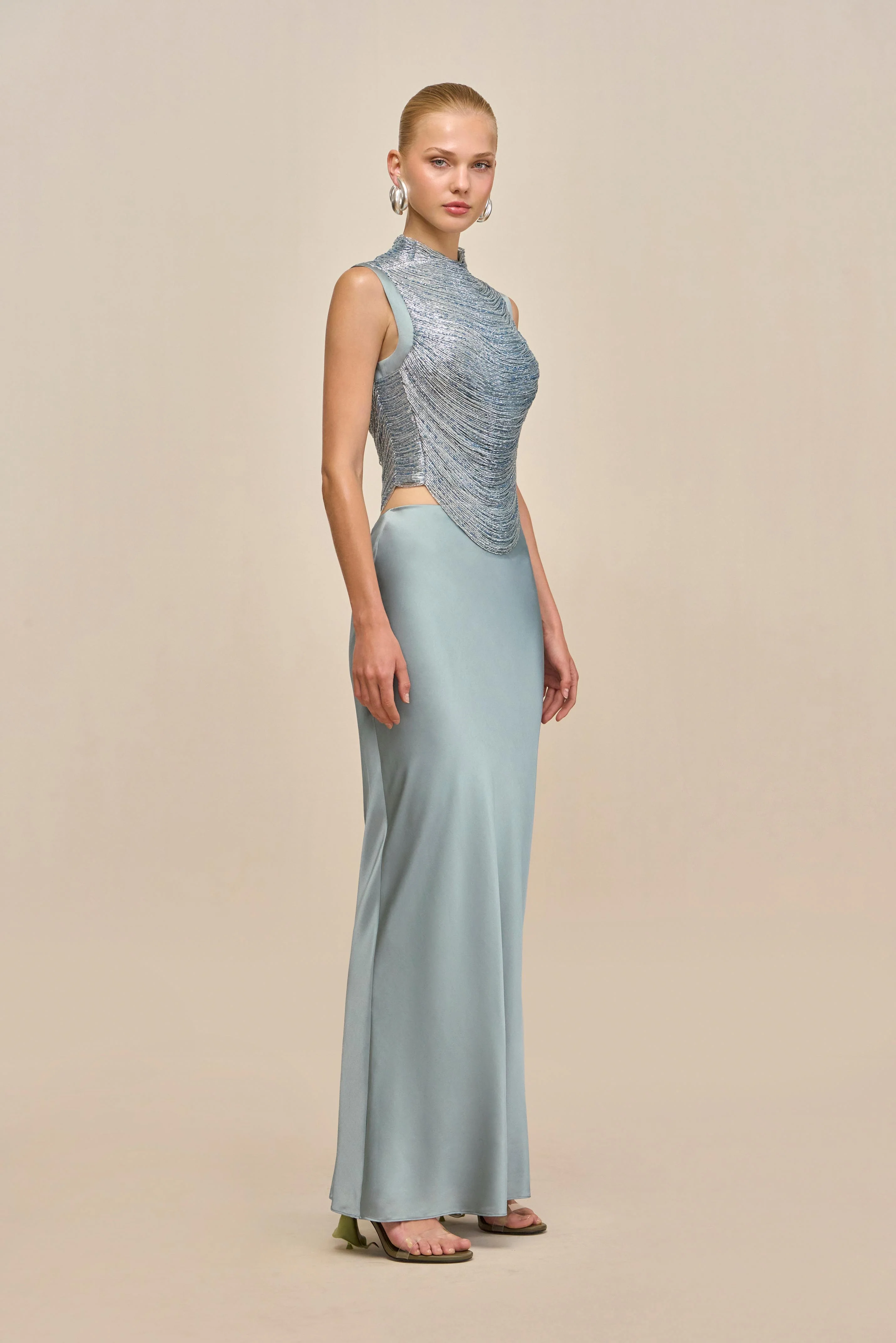 TARAJI TOP - CELADON - Image 5