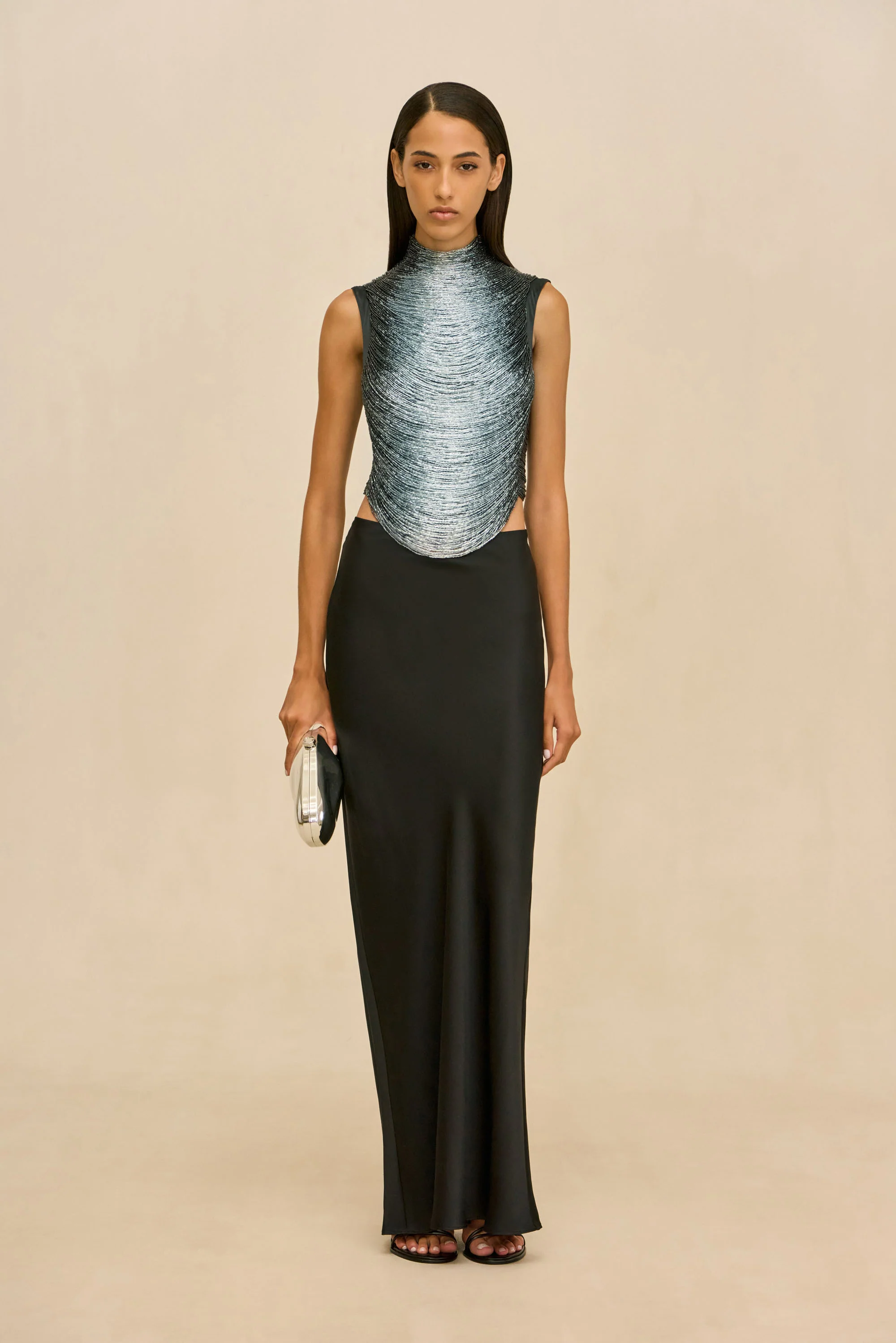 TARAJI TOP - GRAPHITE MULTI - Image 2