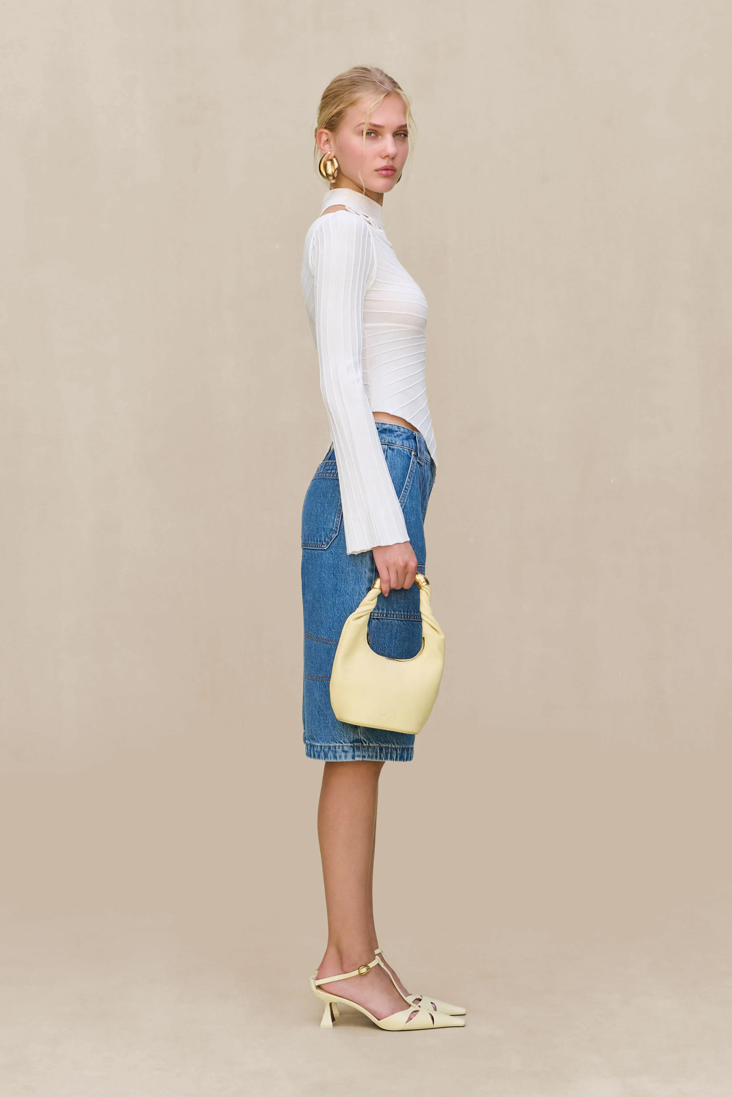 TAYLA KNIT TOP - OFF WHITE - Image 6