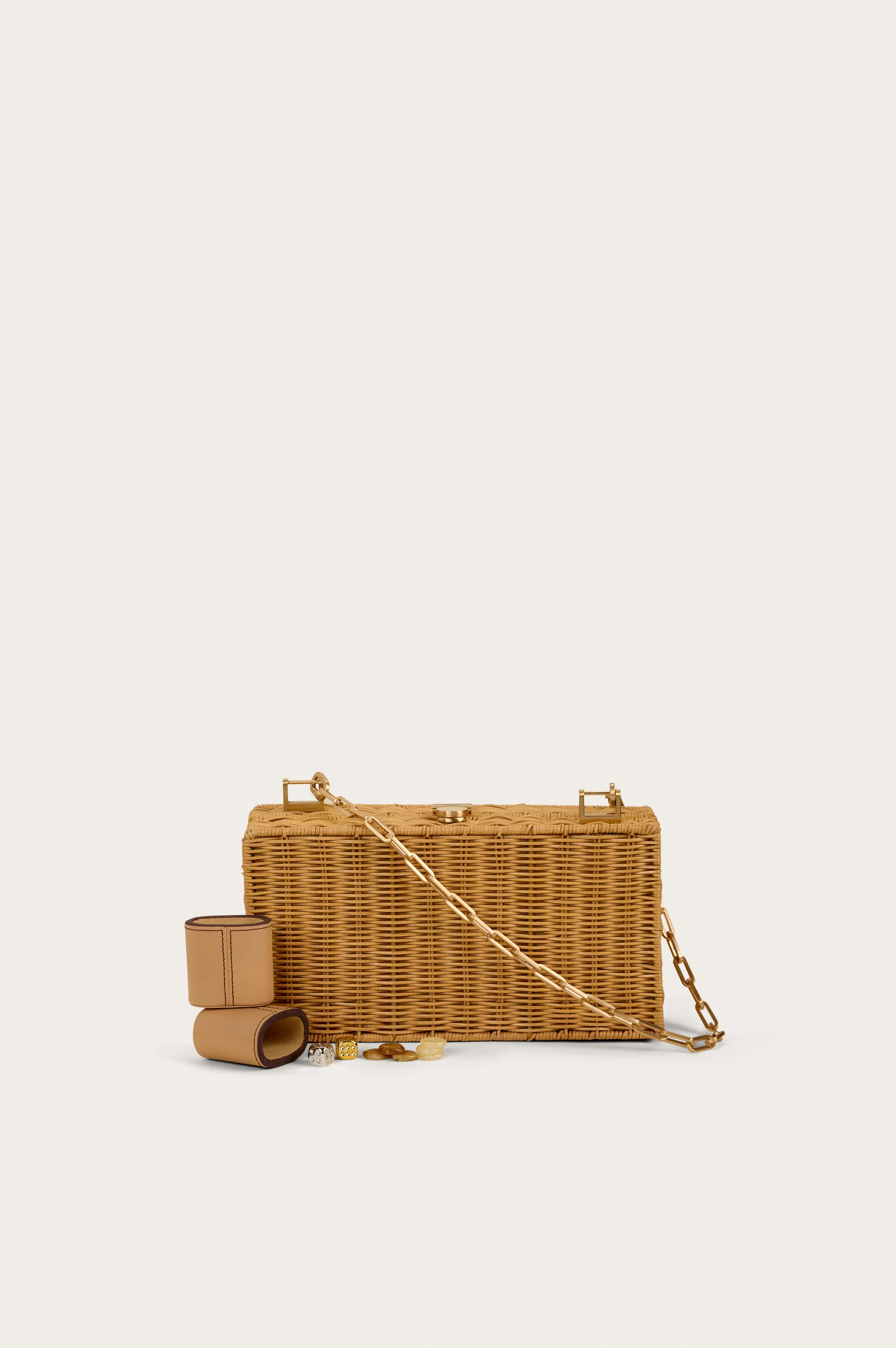 THE BACKGAMMON CLUTCH - NATURAL - Image 5