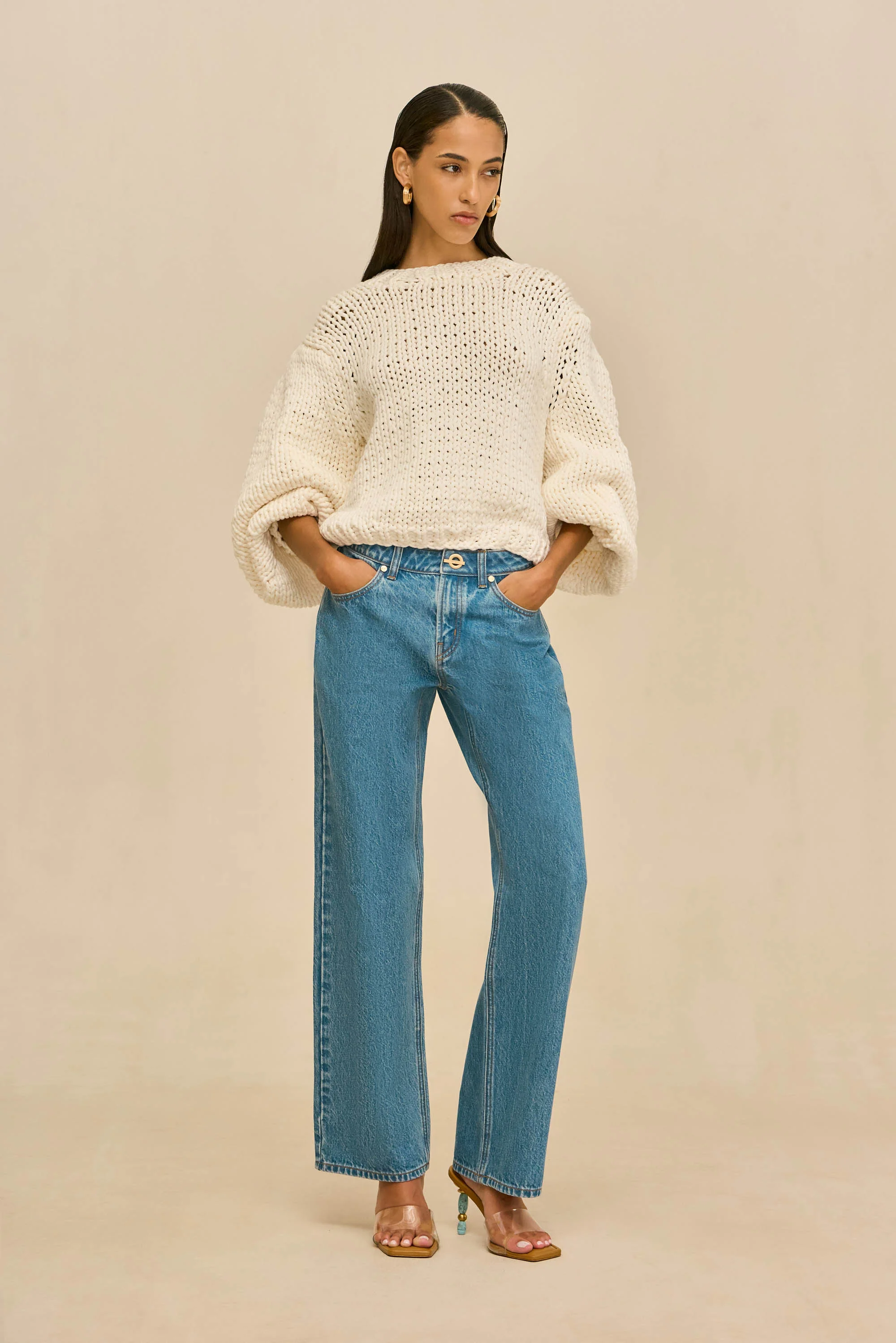 TRINA SWEATER - OFF WHITE - Image 5