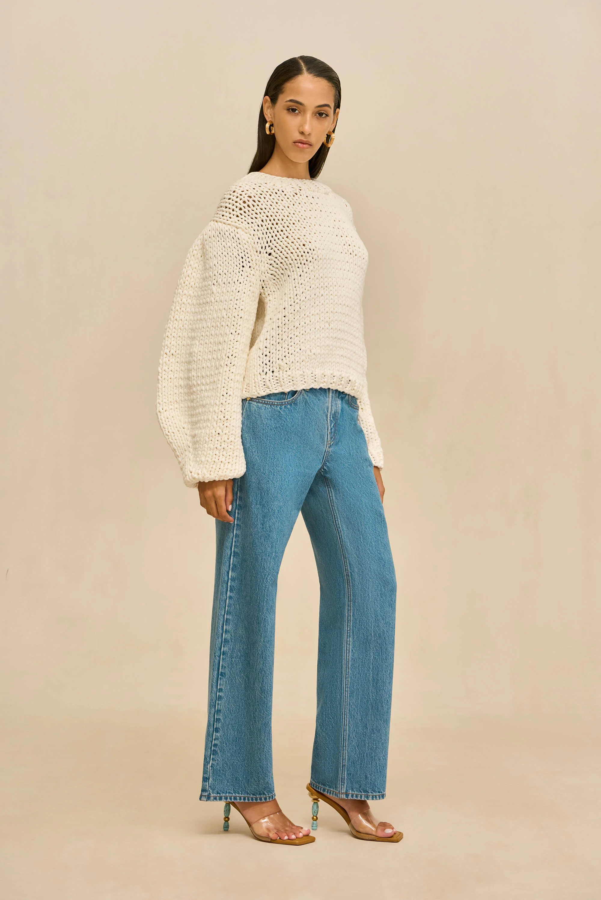 TRINA SWEATER - OFF WHITE - Image 6