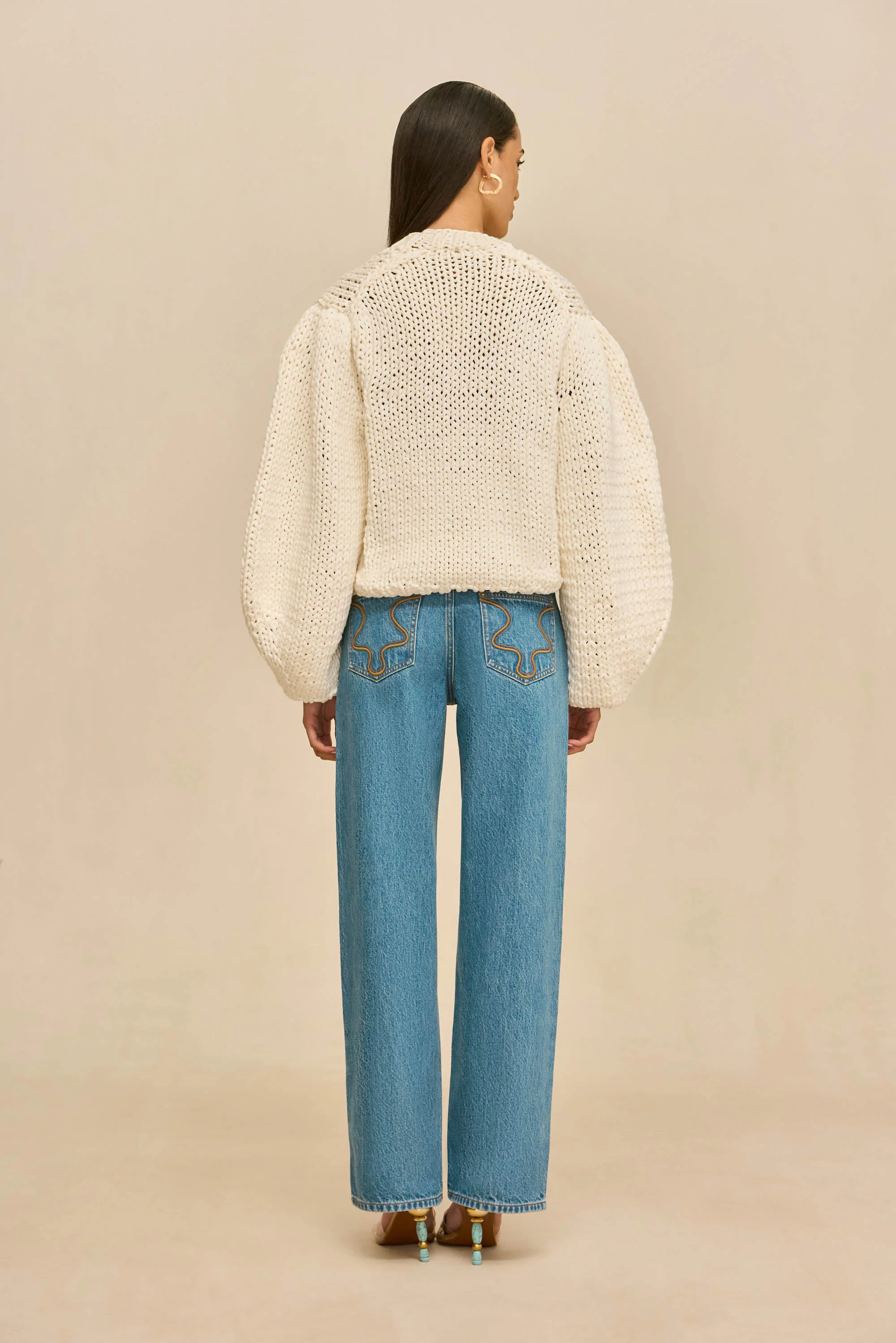 TRINA SWEATER - OFF WHITE - Image 7