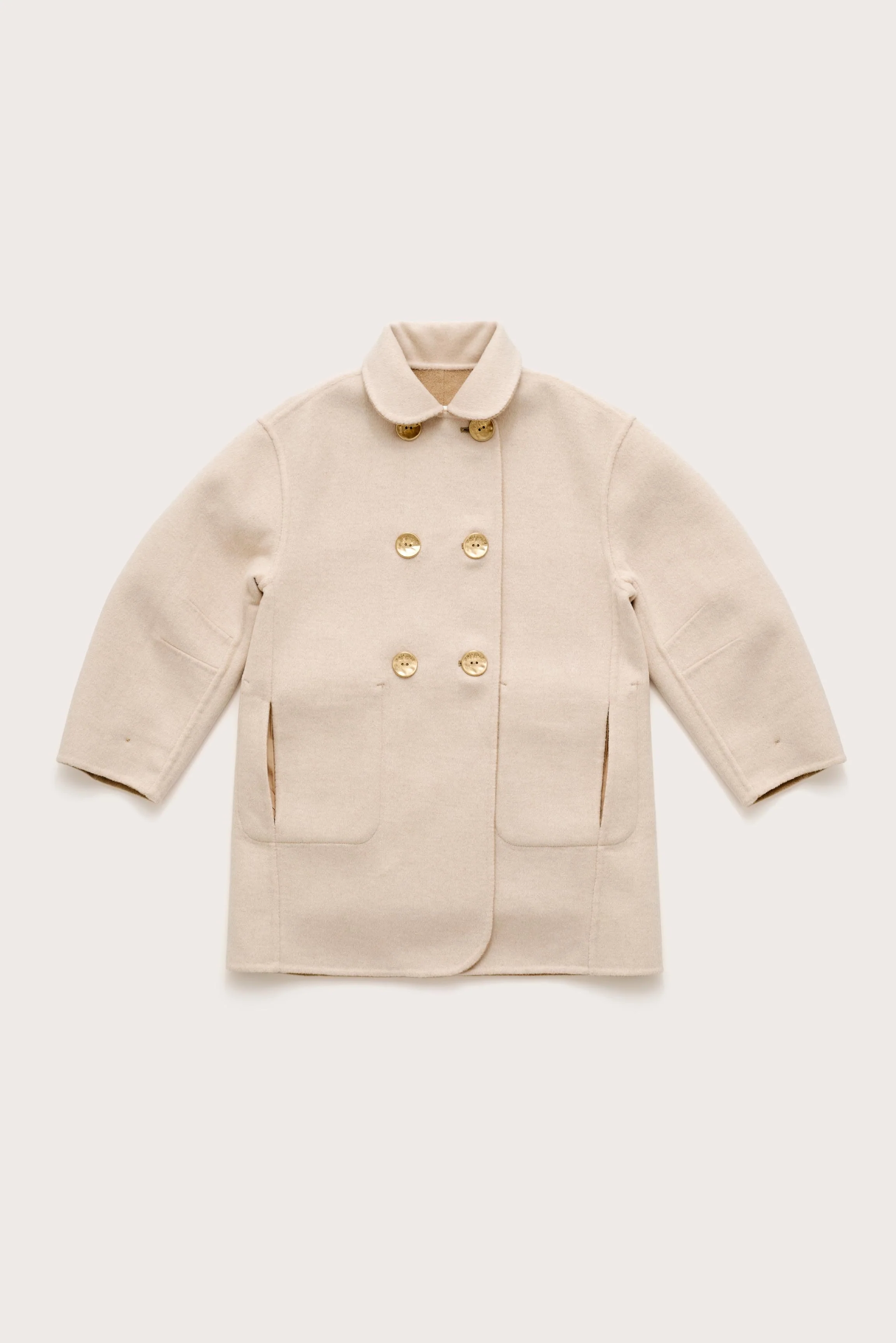 KIDS TULI REVERISBLE COAT - TAUPE - Image 6