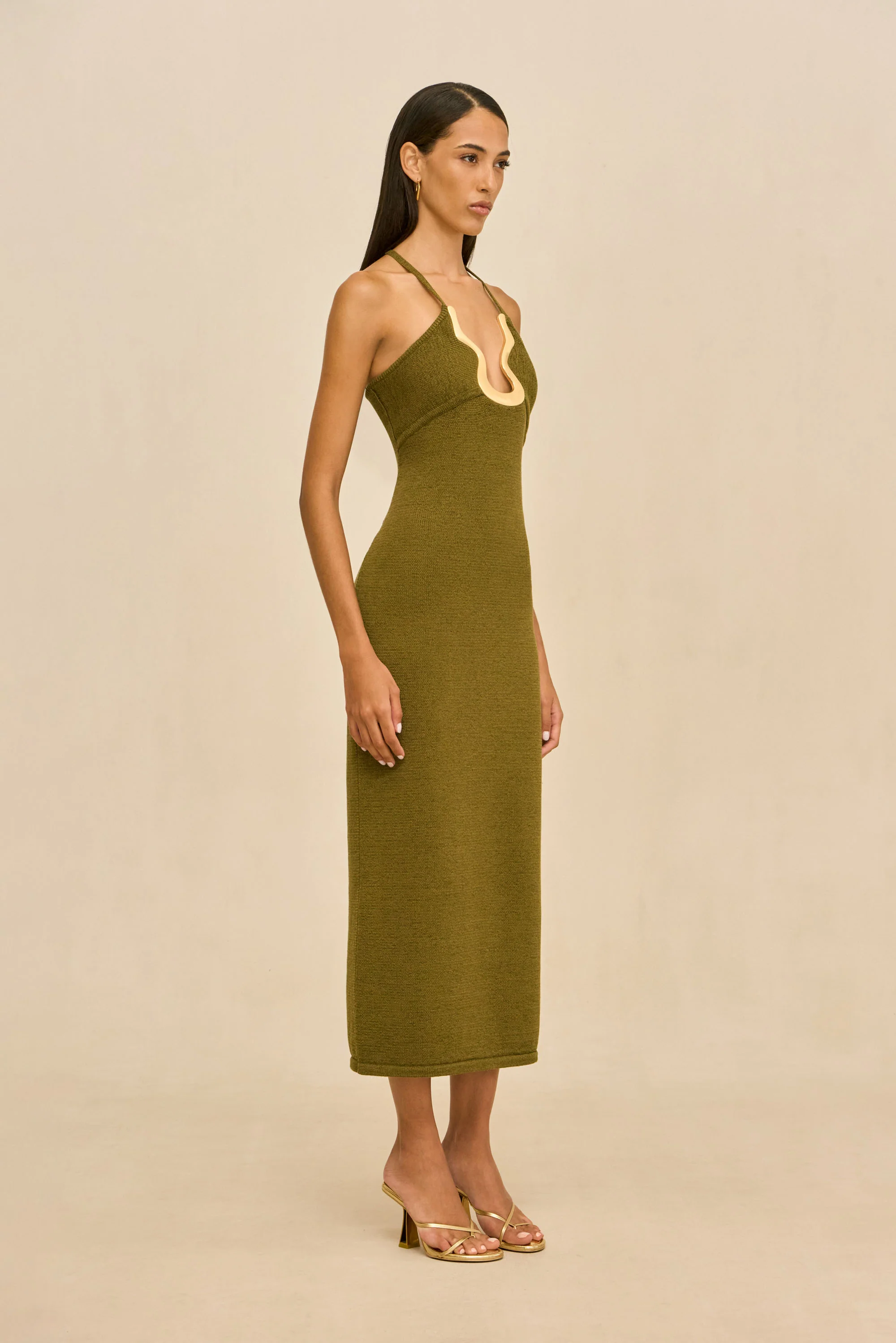 VALMA KNIT DRESS - SERPENT - Image 6