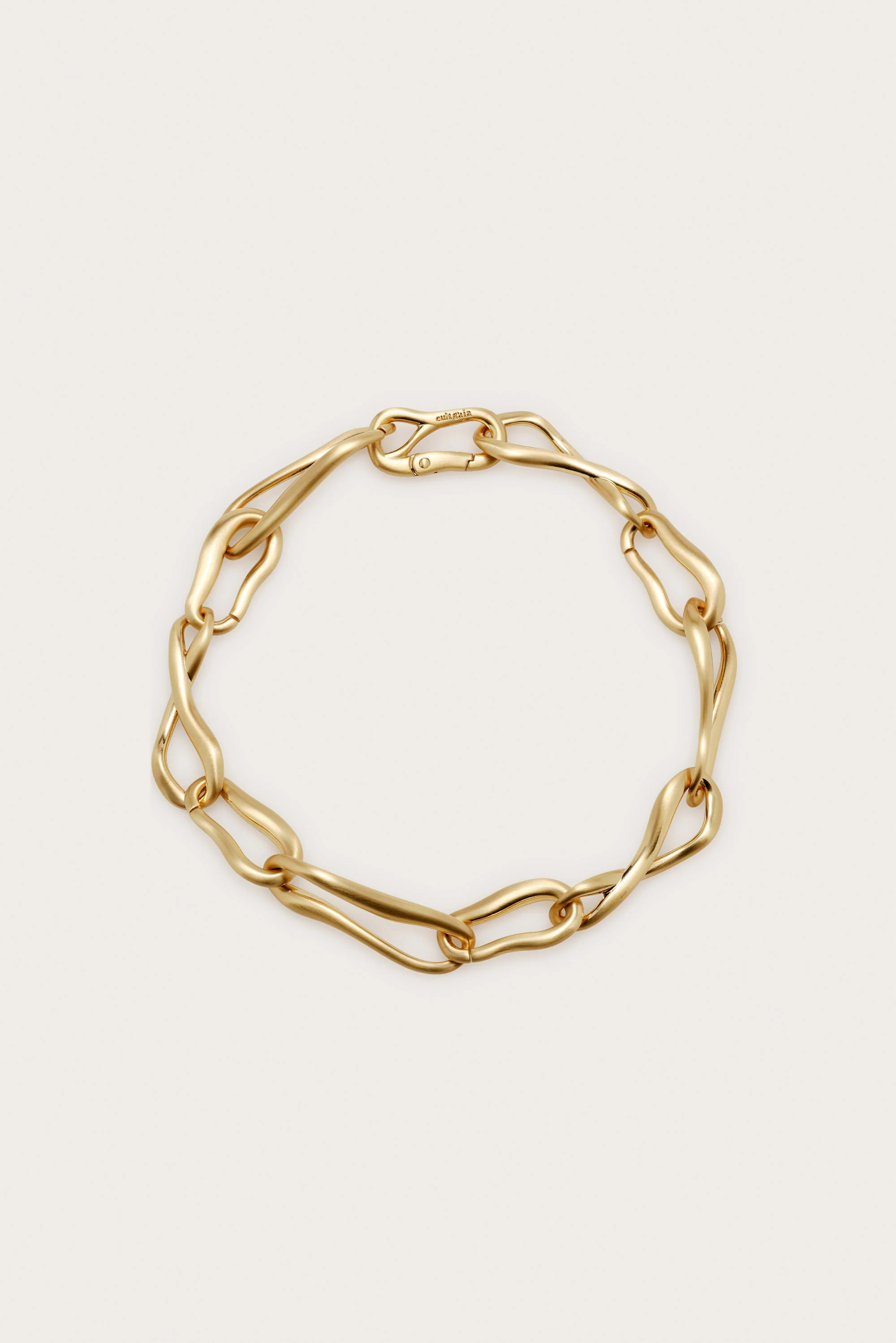 VERA NECKLACE - BRUSHED BRASS