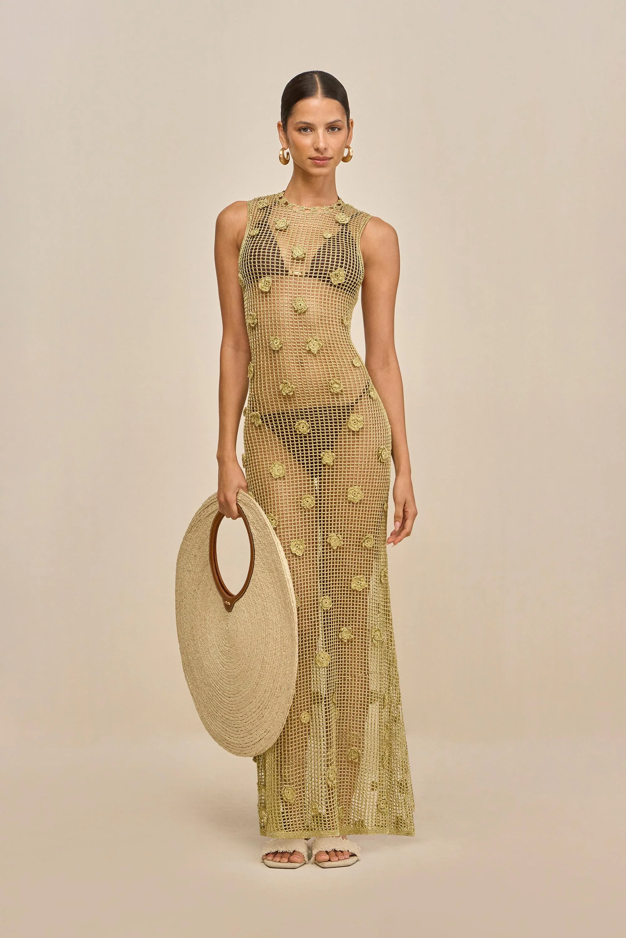 VERMEER DRESS - GOLD