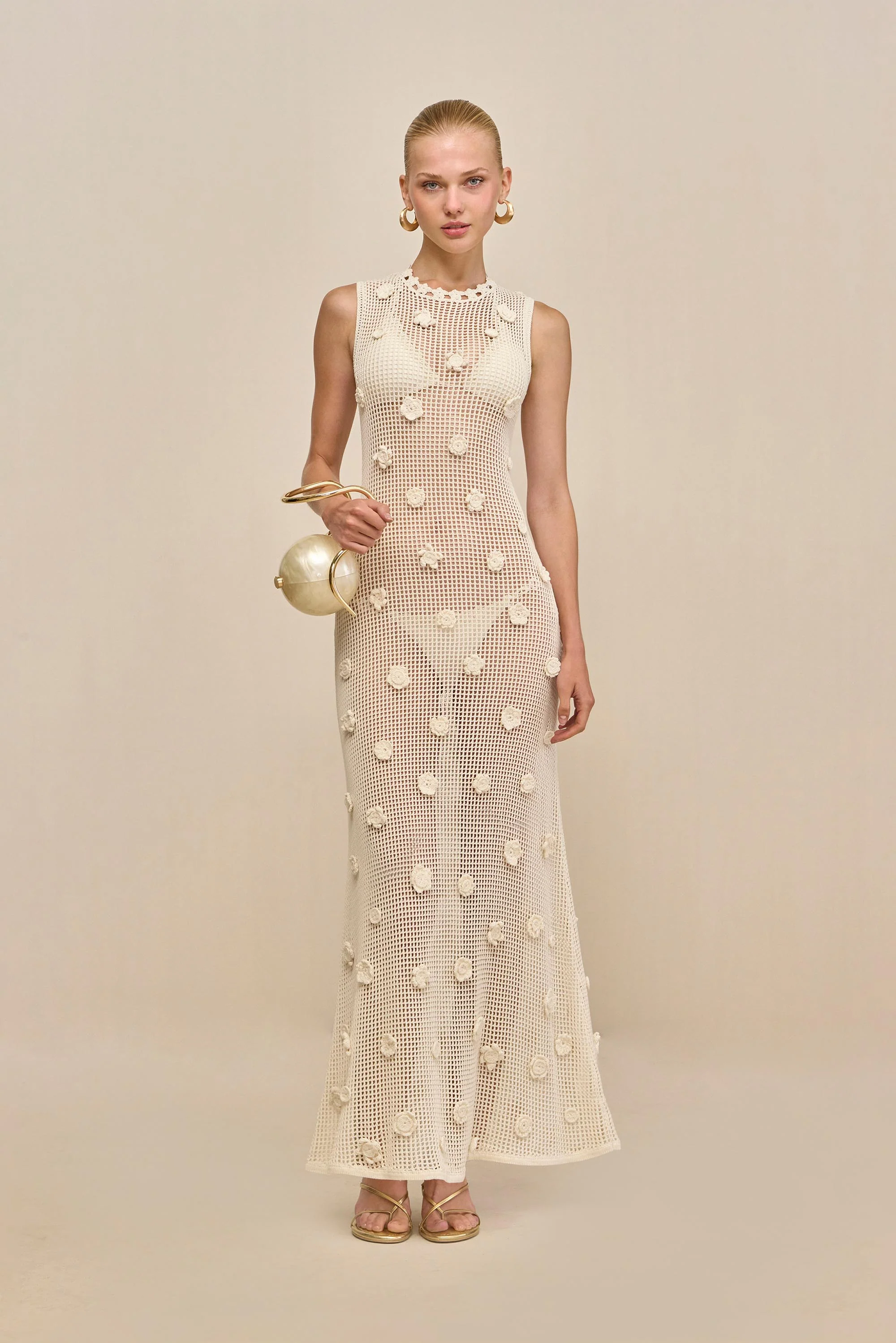 VERMEER DRESS - OFF WHITE - Image 2