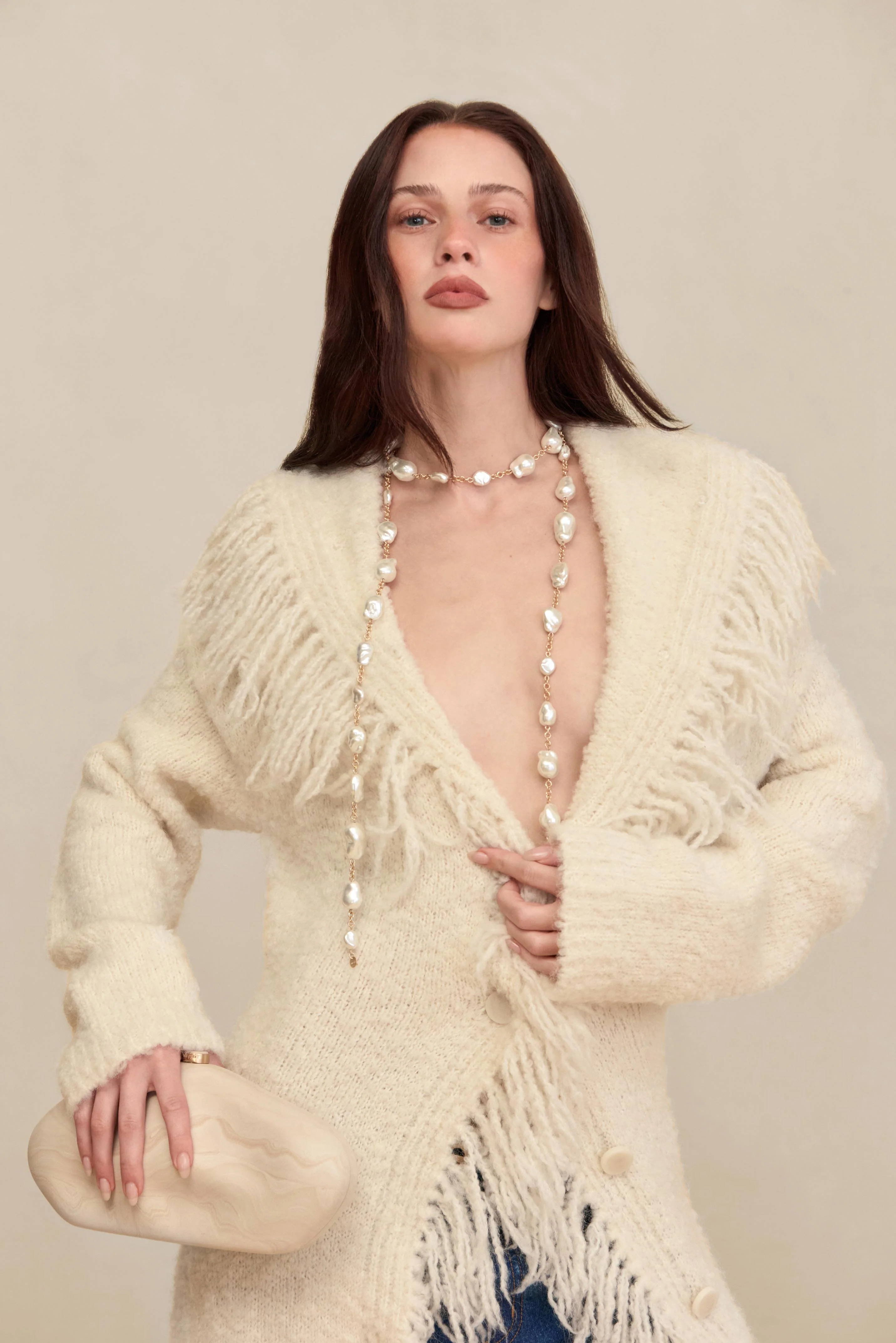 VICTORIA DUSTER - CREAM - Image 6