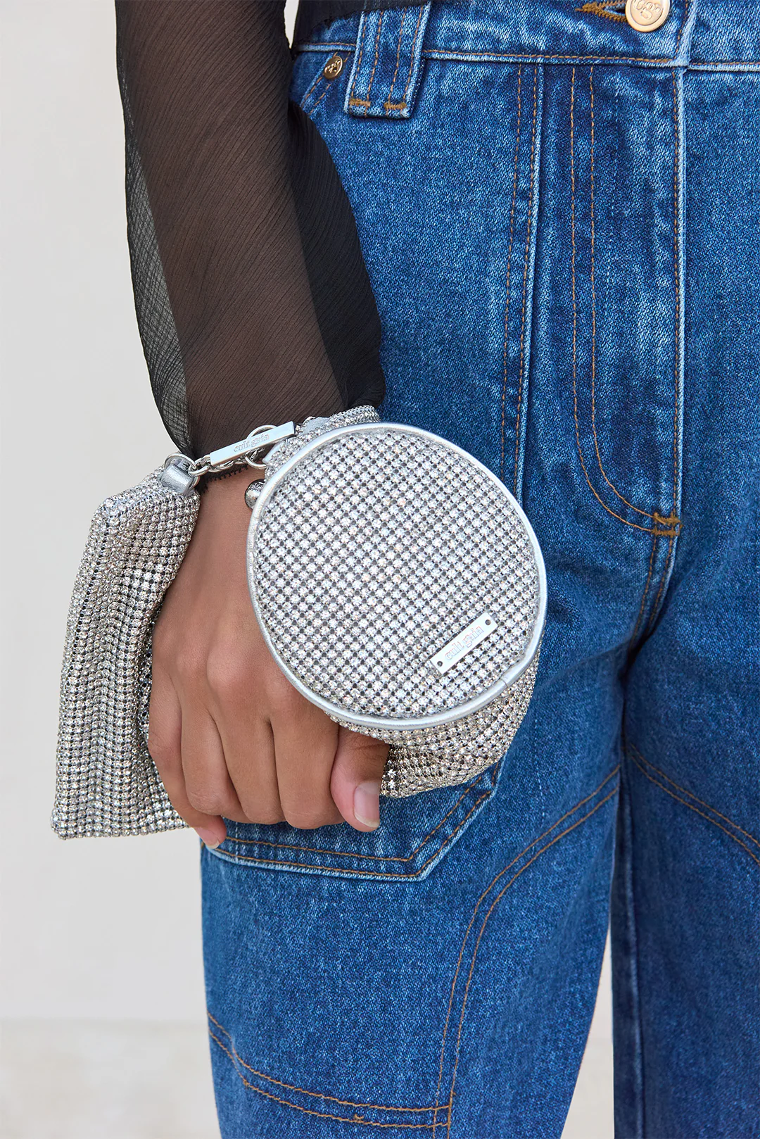 VIERA RHINESTONE WRISTLET - CLEAR - Image 5