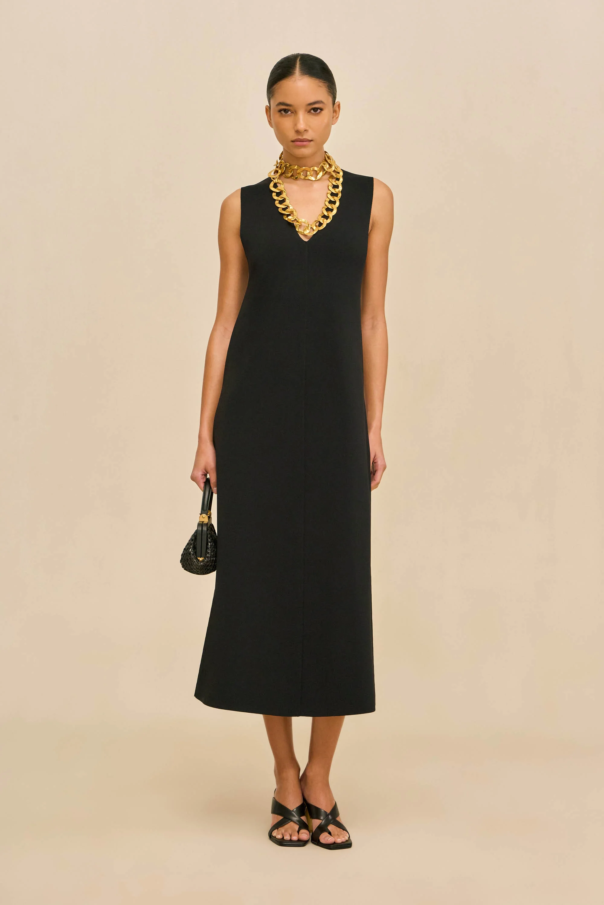VIOLLET KNIT DRESS - BLACK