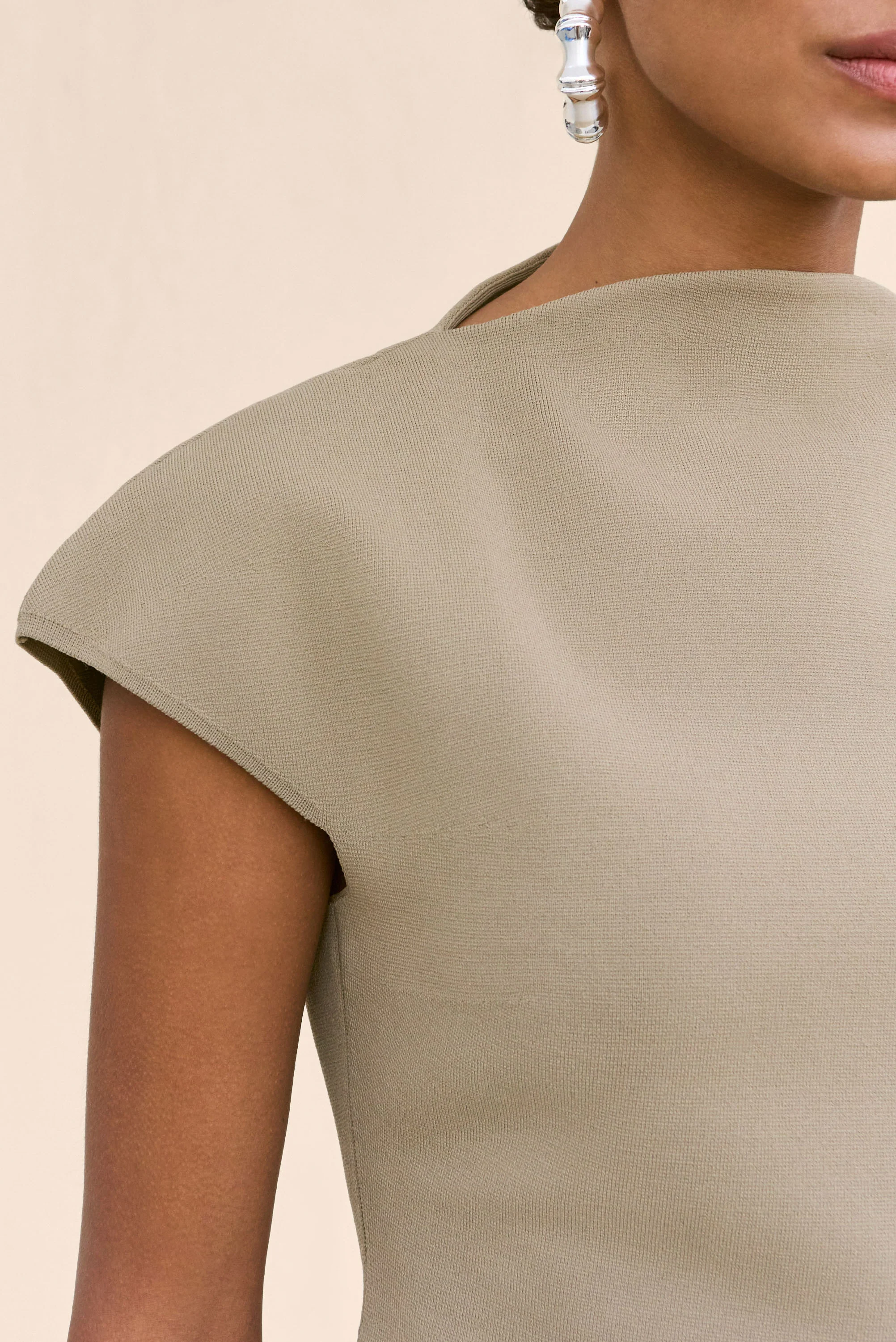 VIRGINIANA KNIT TOP - NUTMEG - Image 3