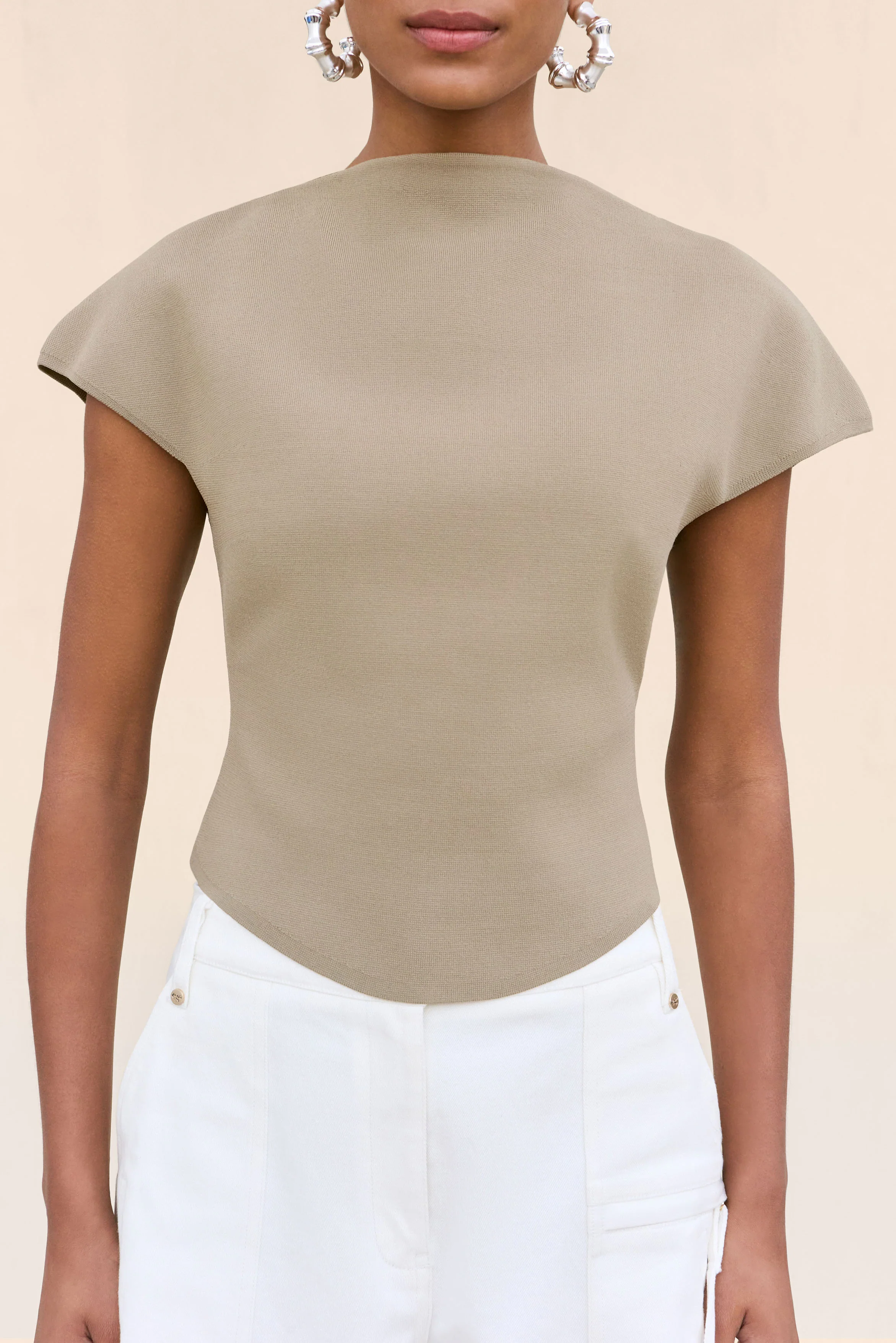 VIRGINIANA KNIT TOP - NUTMEG - Image 5