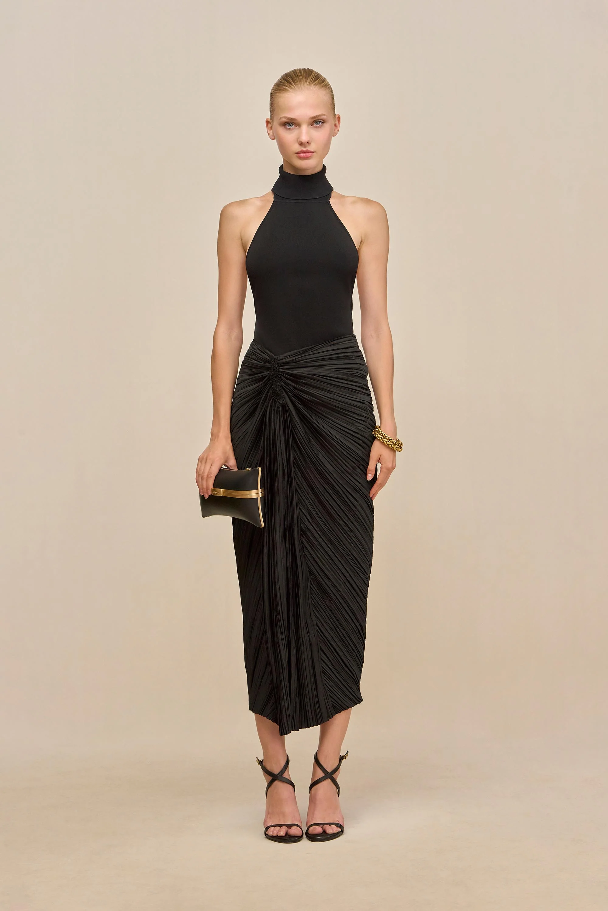 WAKE KNIT TOP - BLACK - Image 4