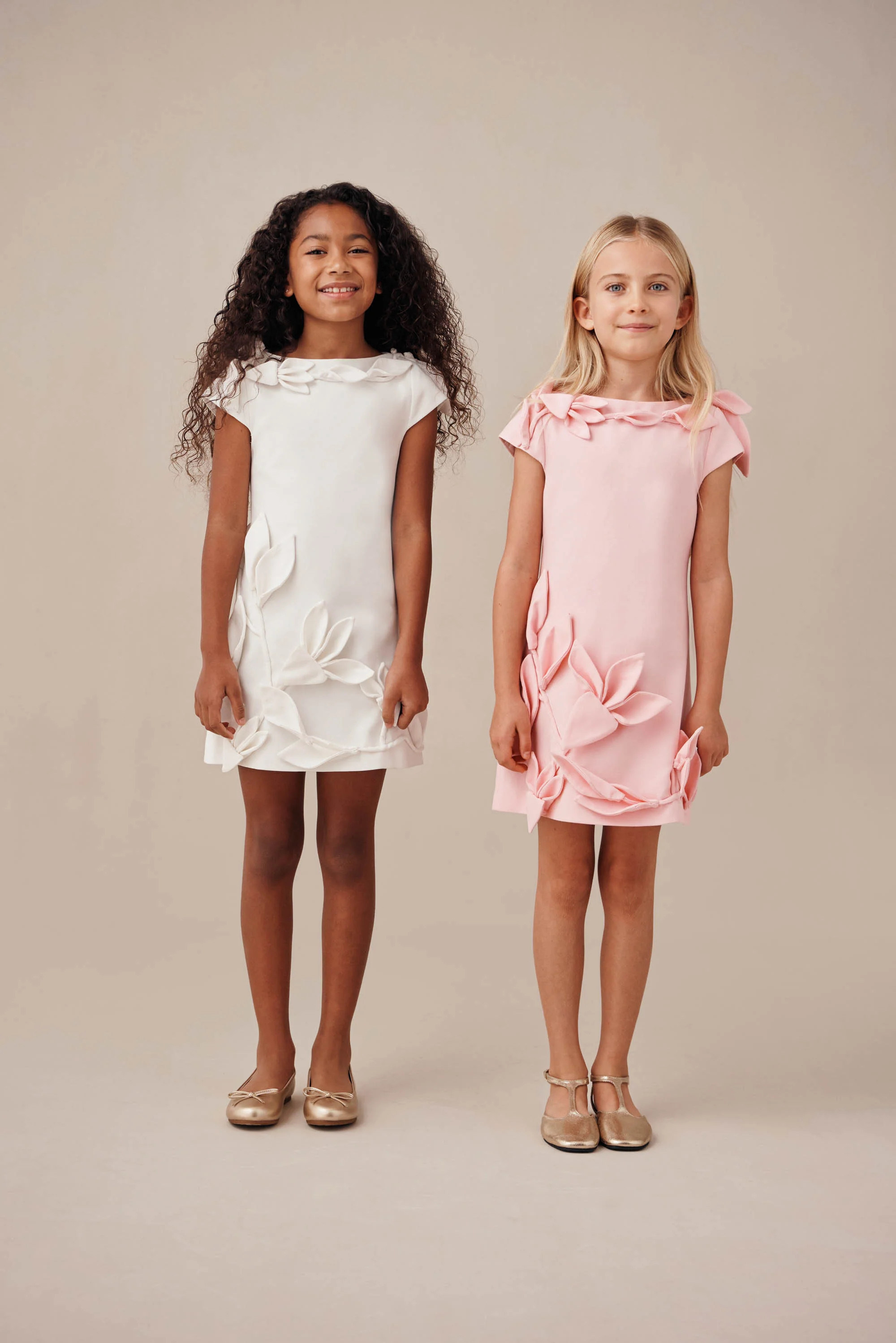 KIDS WISTERIA DRESS - OFF WHITE - Image 2