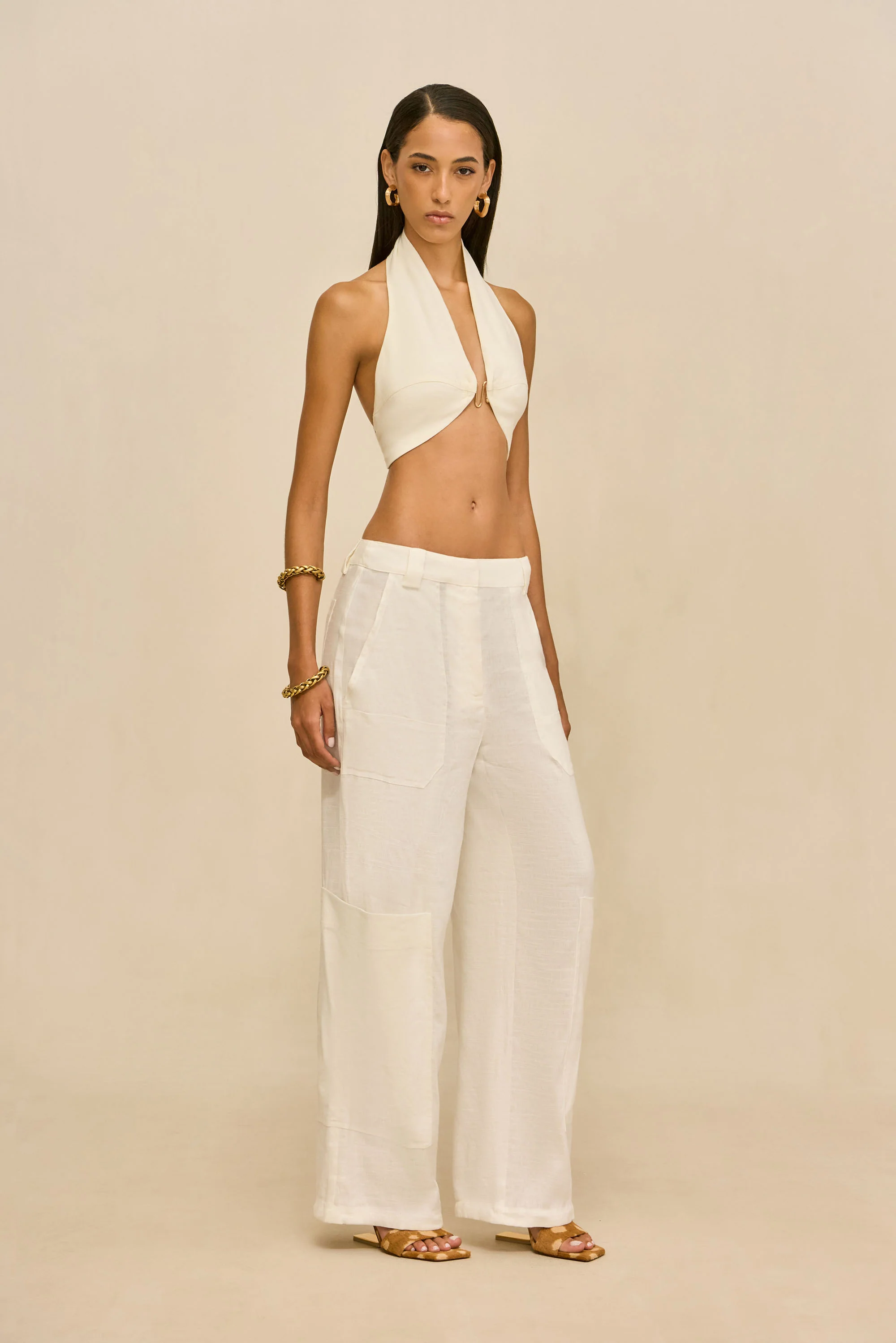 WYNN PANT - OFF WHITE LINEN - Image 4
