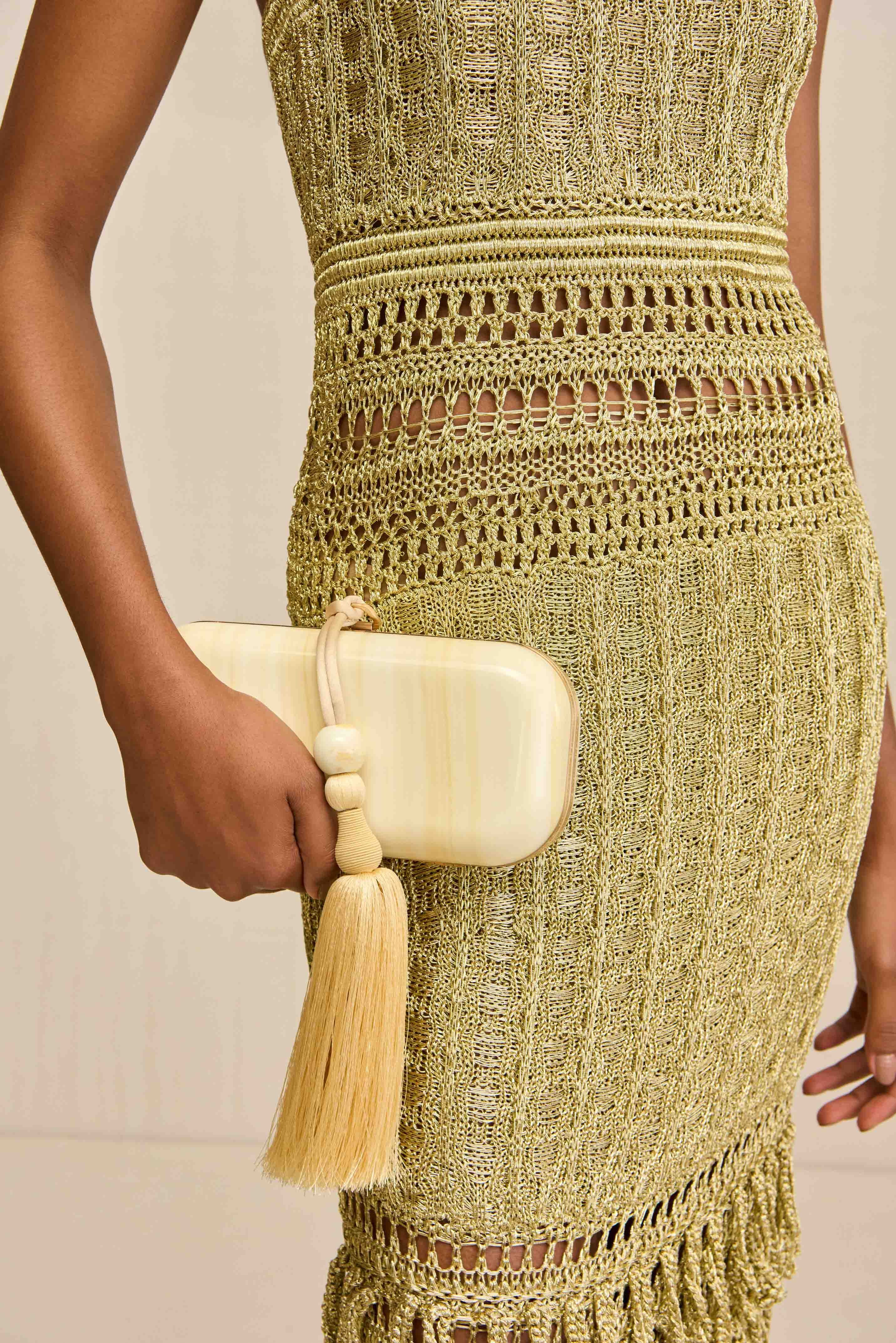 YASMIN CLUTCH - SAND DEGRADE - Image 2