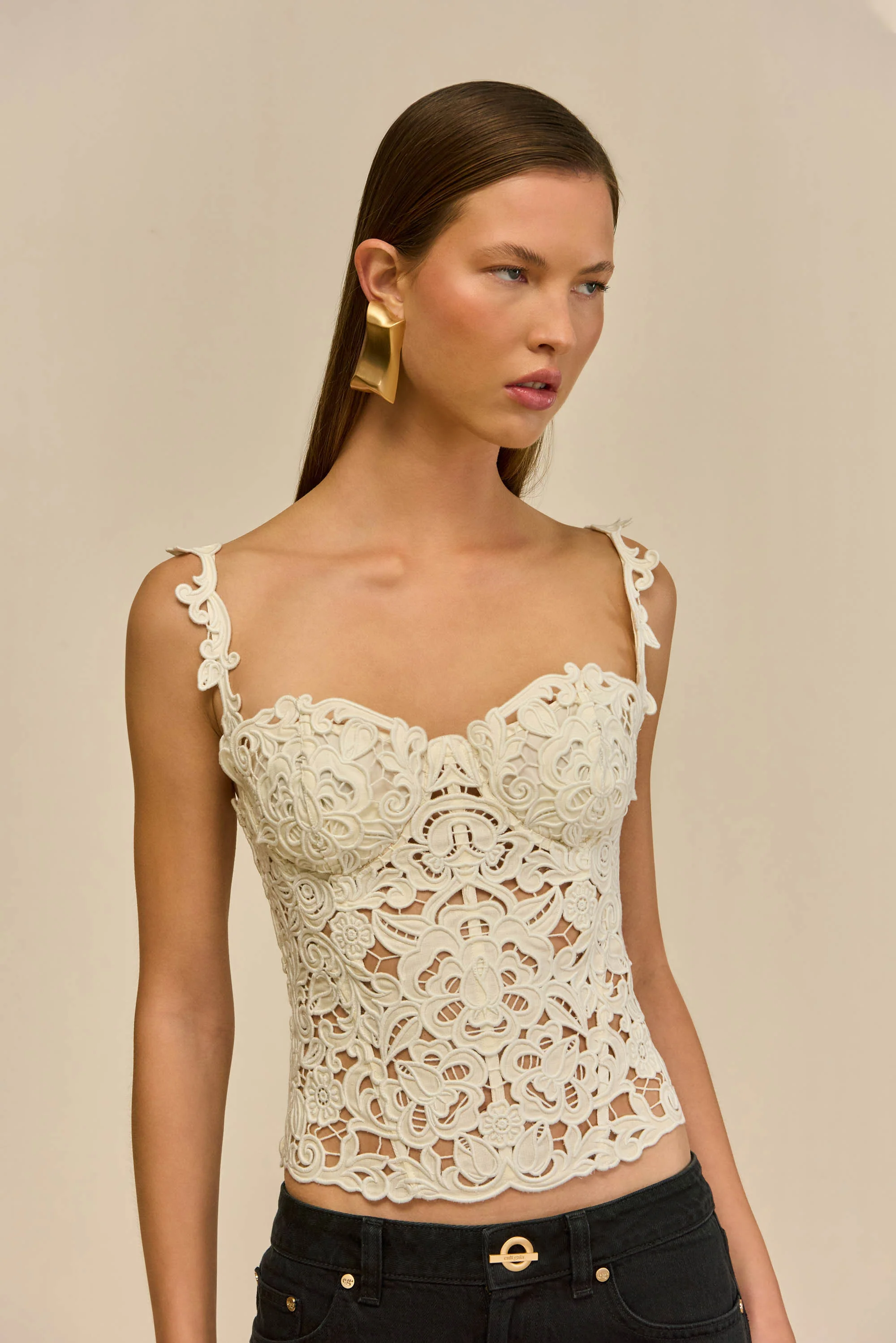 ZAIRE TOP - OFF WHITE