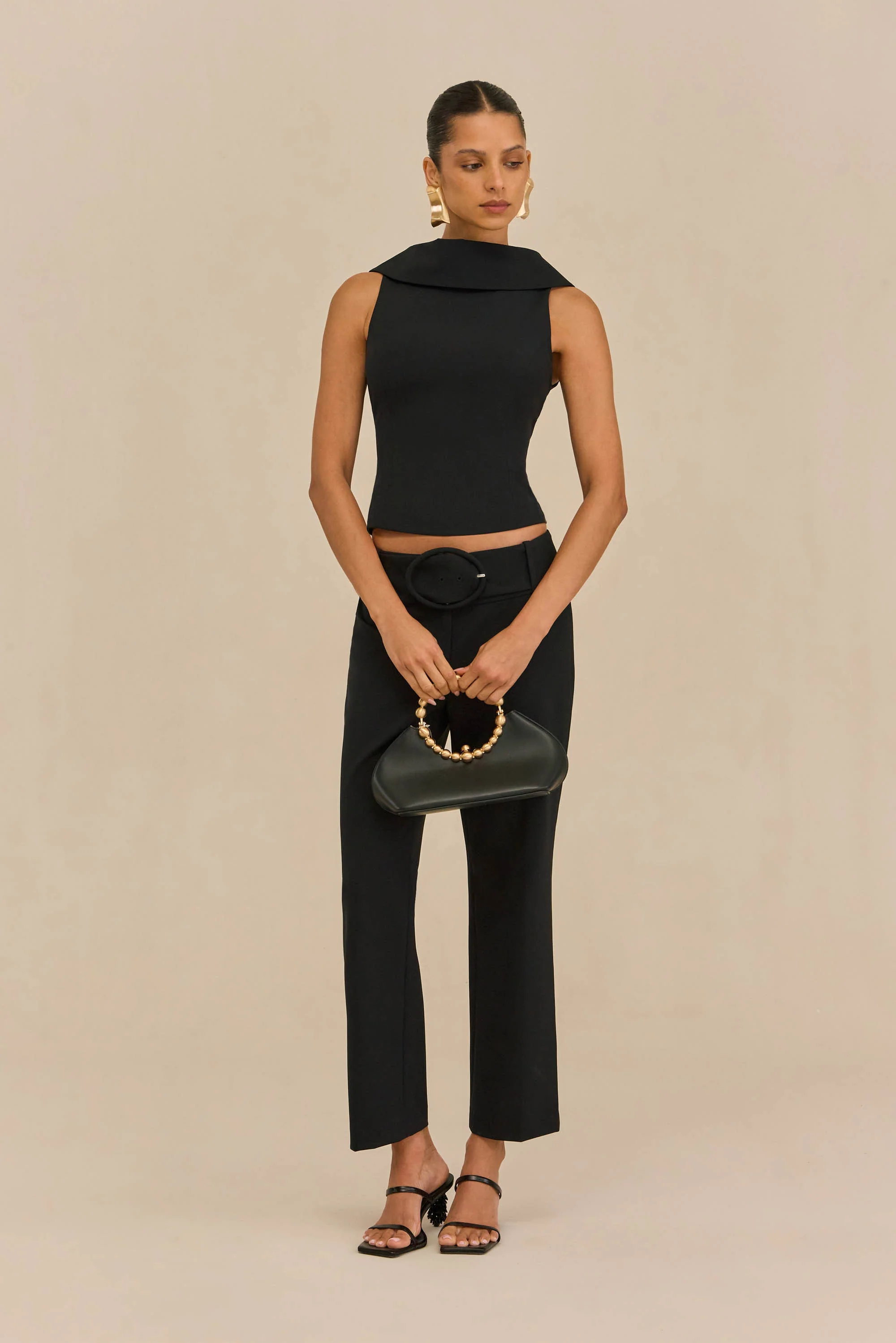 ZAKI PANT - BLACK - Image 2