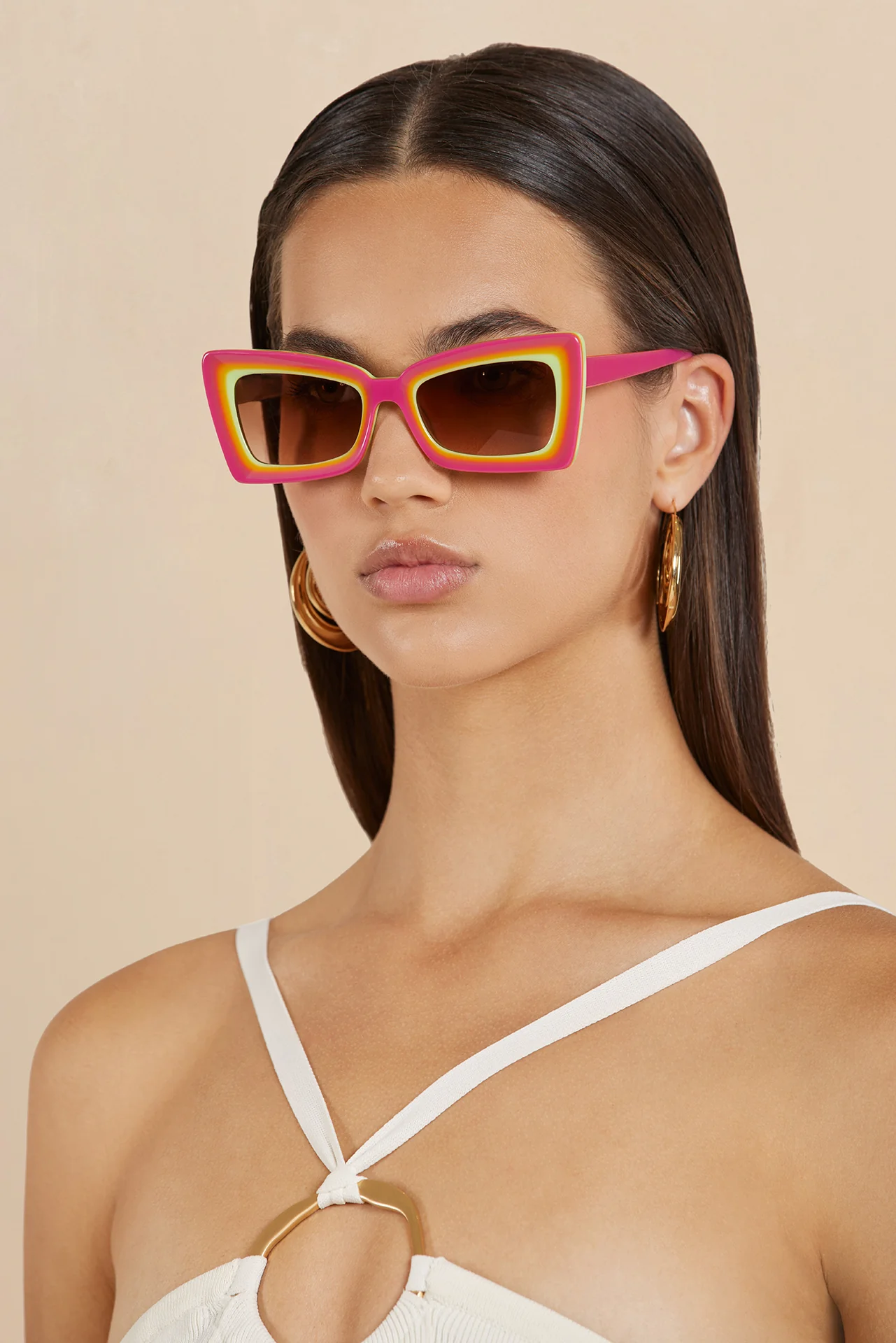 ZAZA SUNGLASSES - DRAGONFRUIT MULTI - Image 4