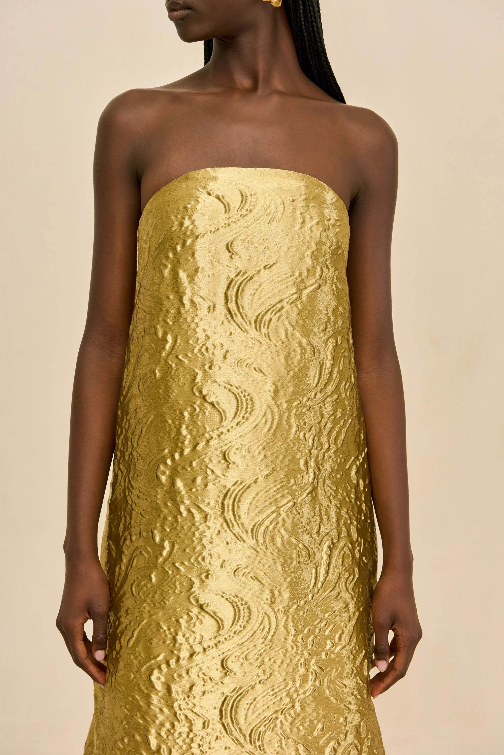 ZINIA GOWN - GOLD - Image 3